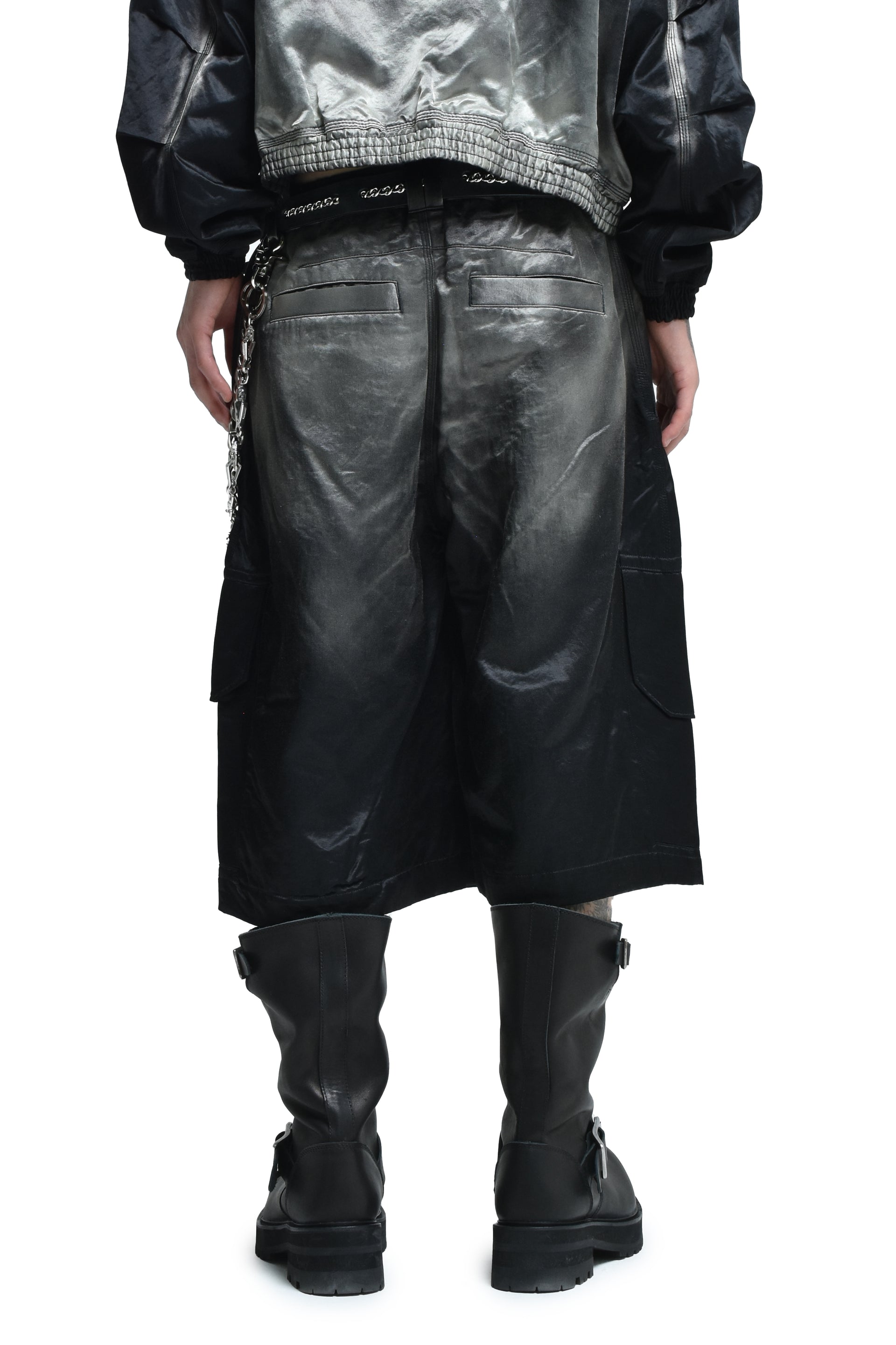 FADED BAGGY SHORTS / FADED BLK