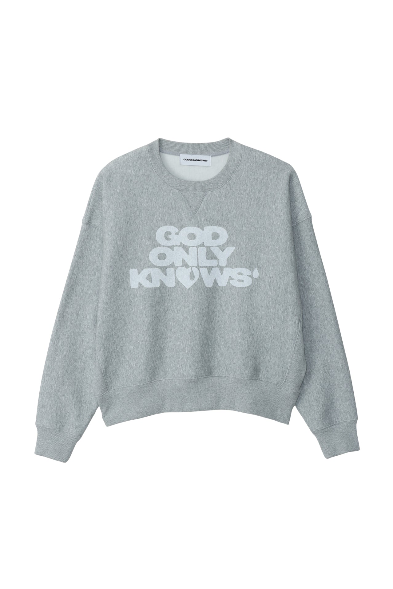 GOD ONLY KNOWS ゴッド オンリー ノウズ SS26 SIGNATURE CREW NECK