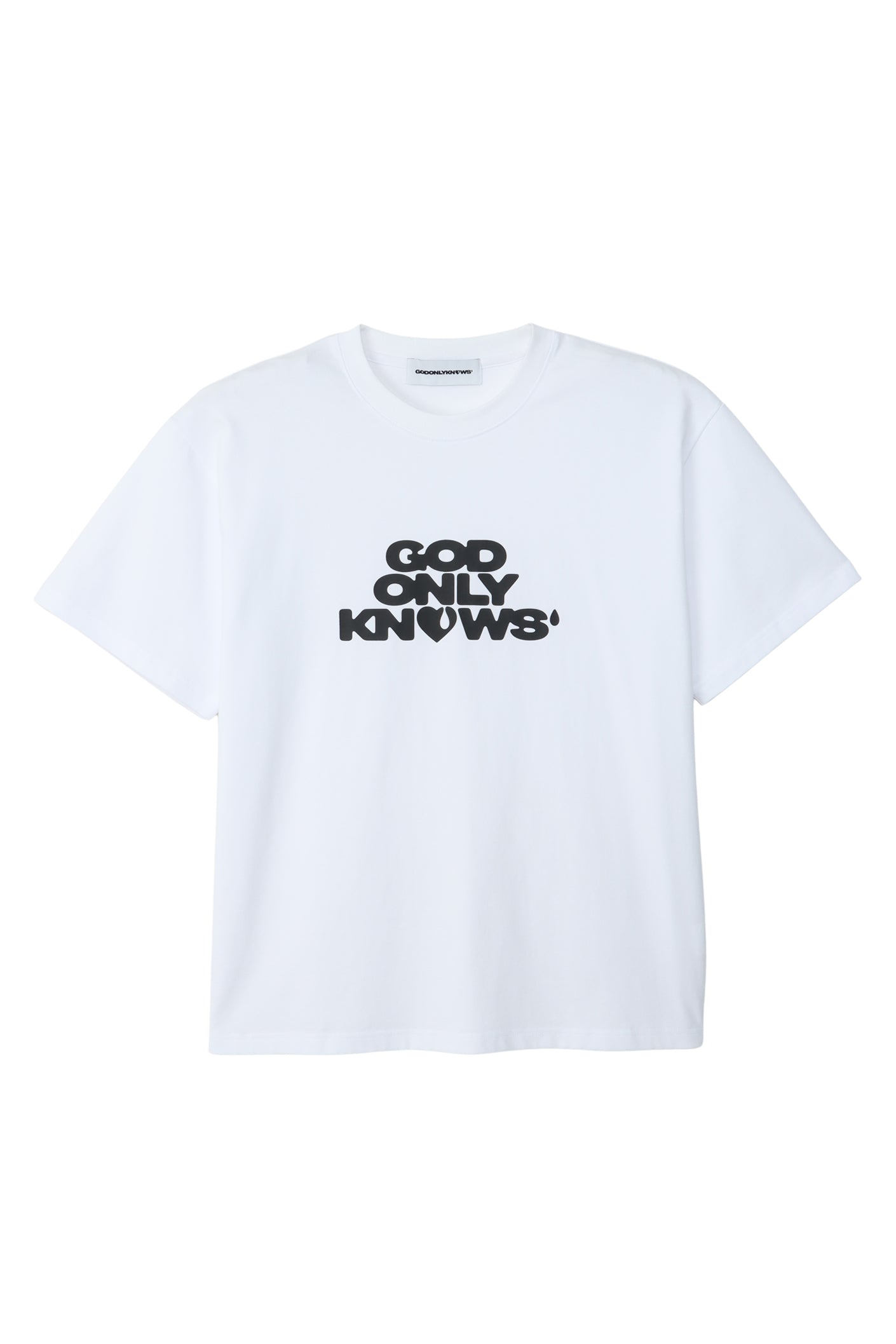 GOD ONLY KNOWS ゴッド オンリー ノウズ SS26 SIGNATURE LOGO TEE