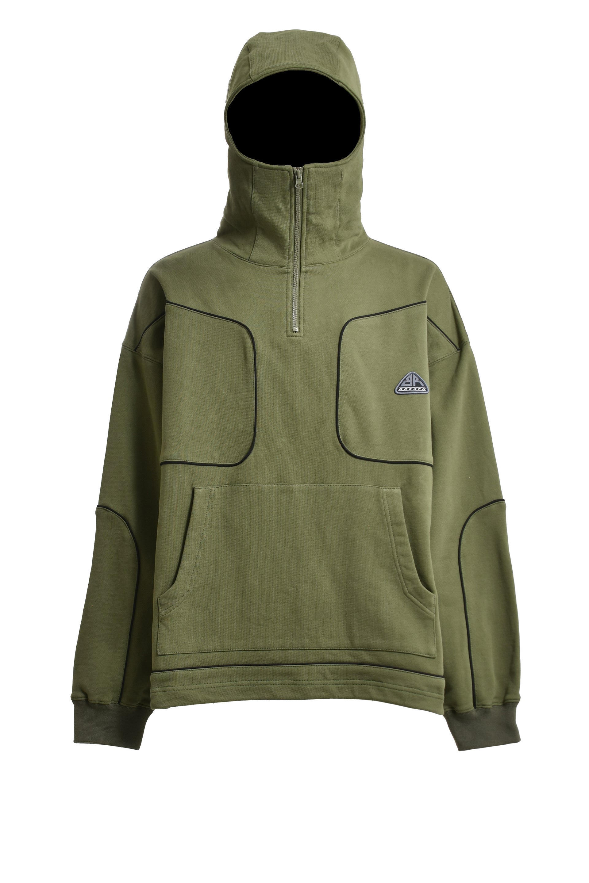 BREATH TECH PIPING BALACLAVA HOODIE / OLV