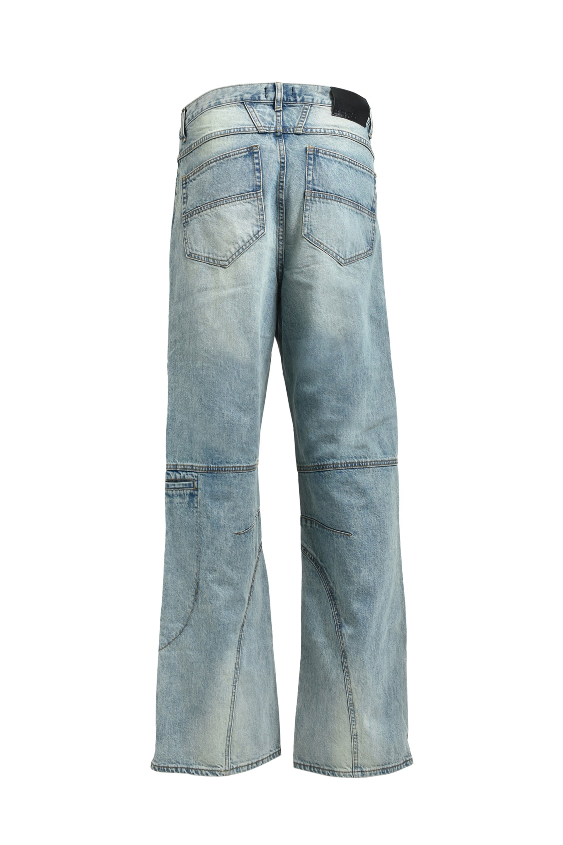 FADE BIKER DENIM PANTS / IND