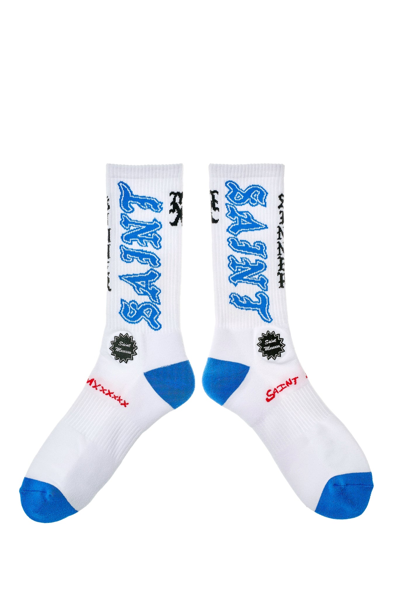 SAINT Mxxxxxx SAINT MICHAEL SS26 SOCKS/SAINT / WHT/BLU - NUBIAN