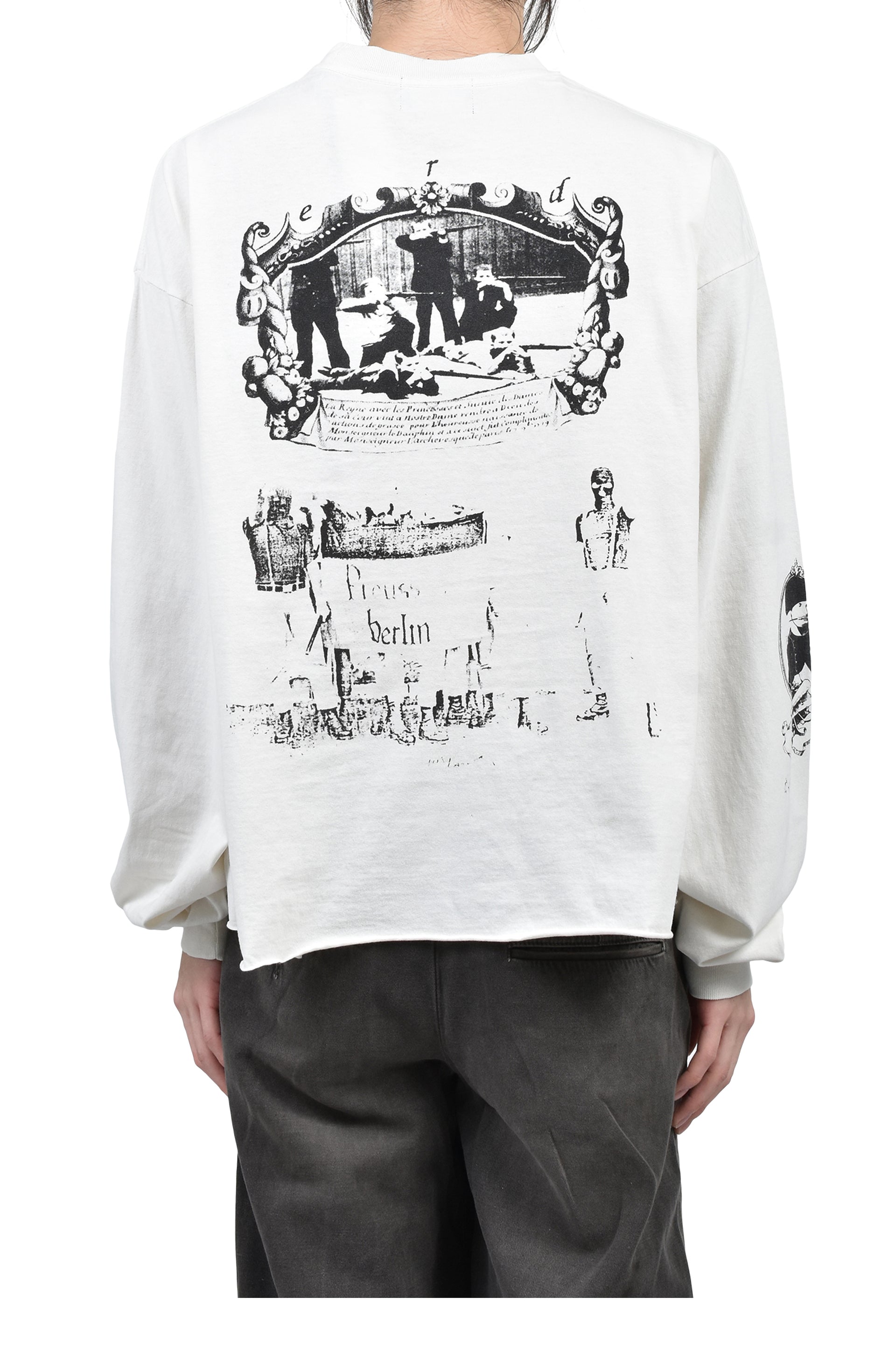 NAPOLEON LS T-SHIRT / FADED WHT