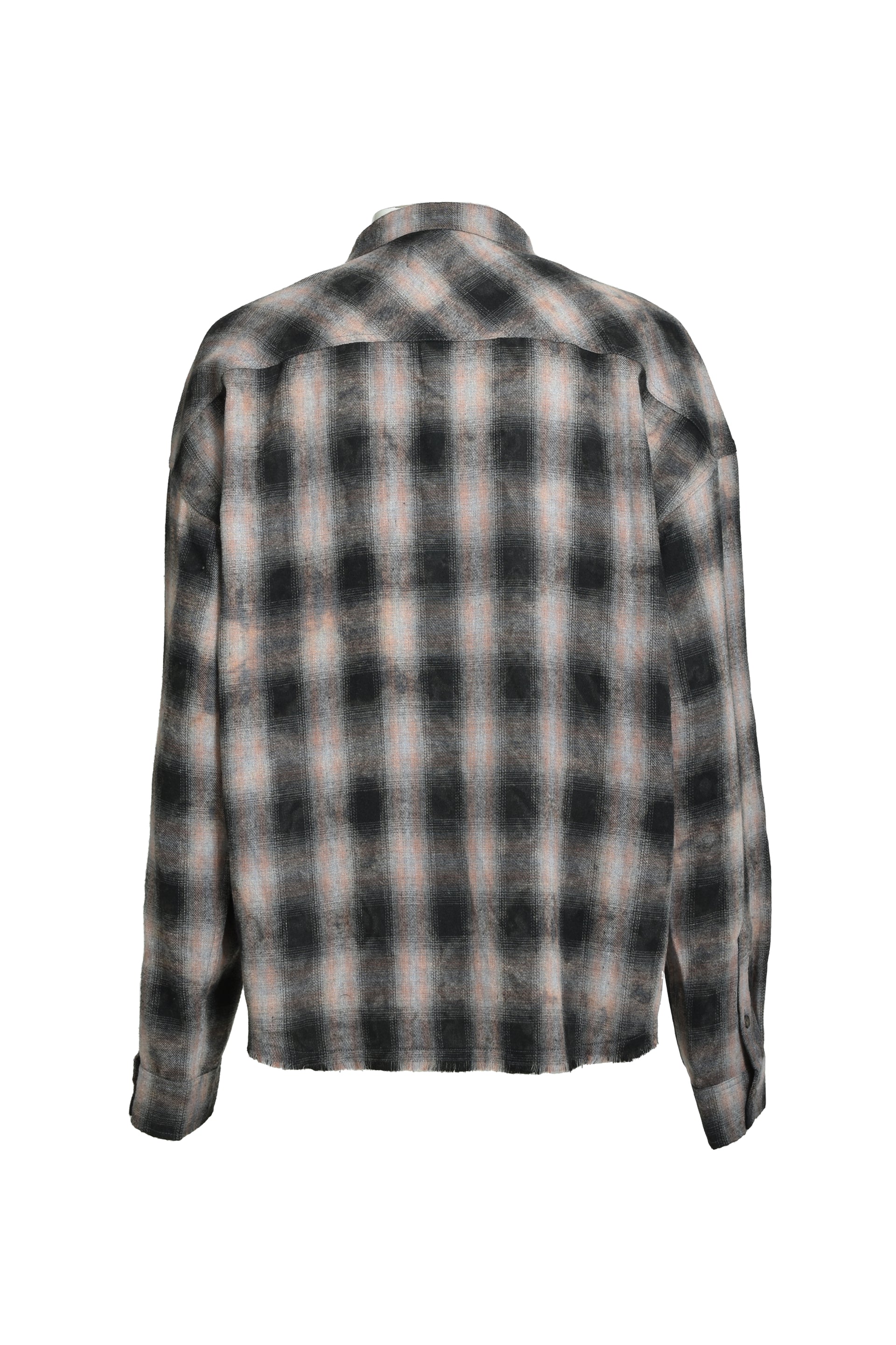 COLLAR LESS SHIRT / RED