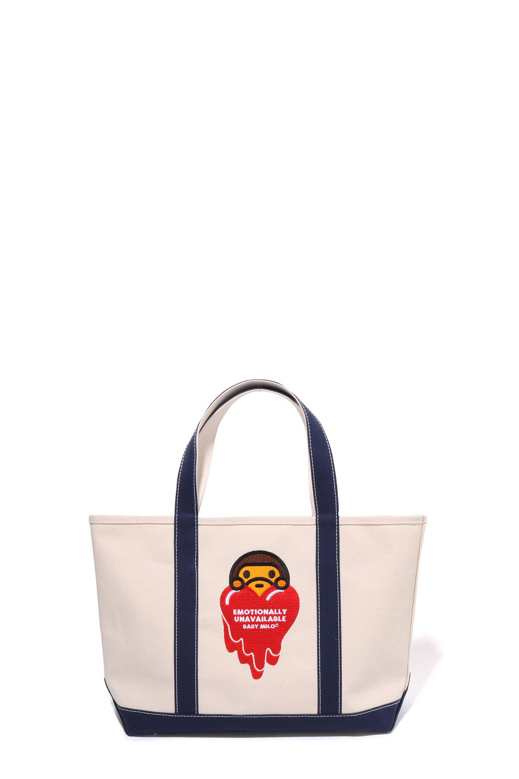 EMOTIONALLY UNAVAILABLE × BAPE EU MILO TOTE / NVY
