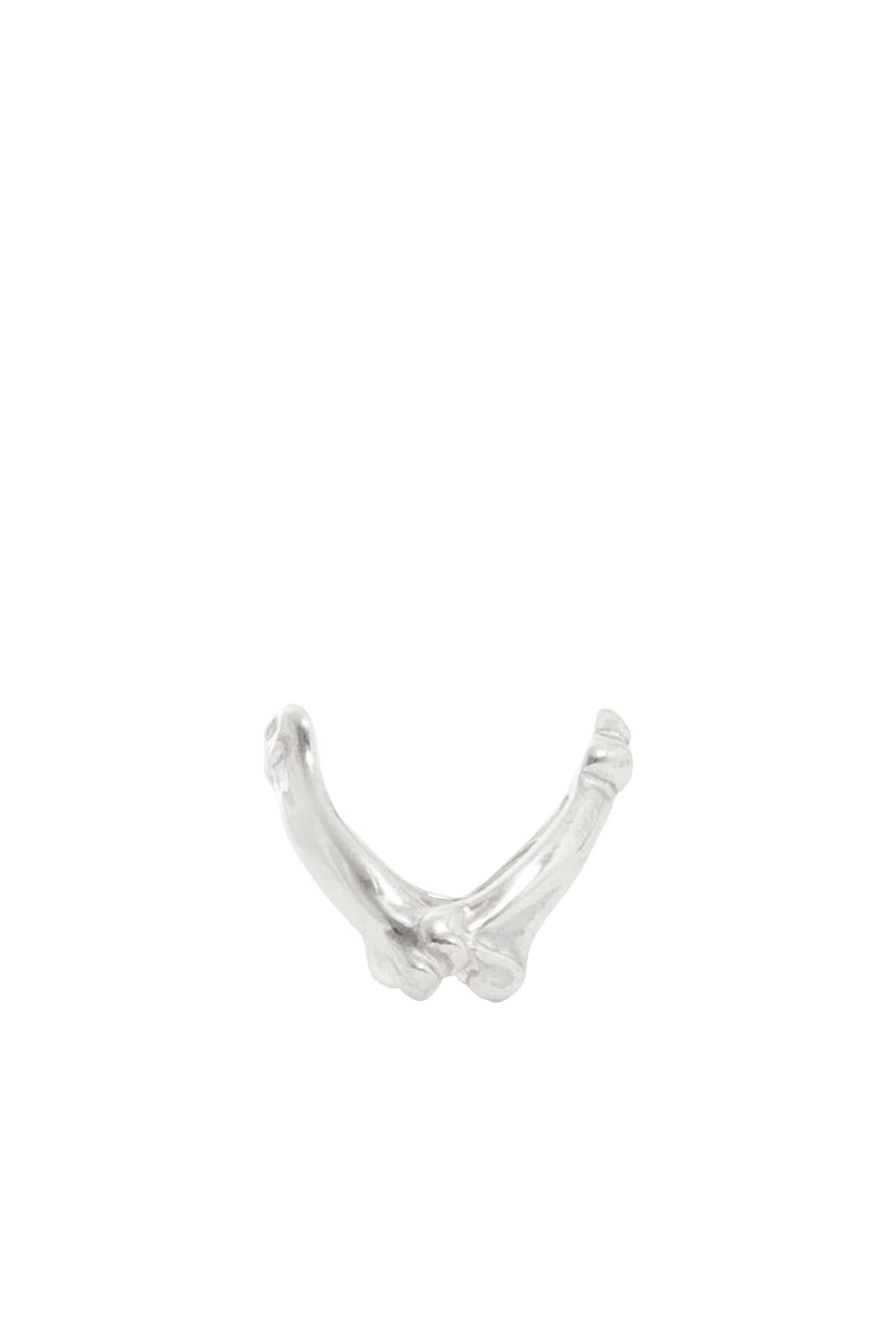 bone shaped victory ring-