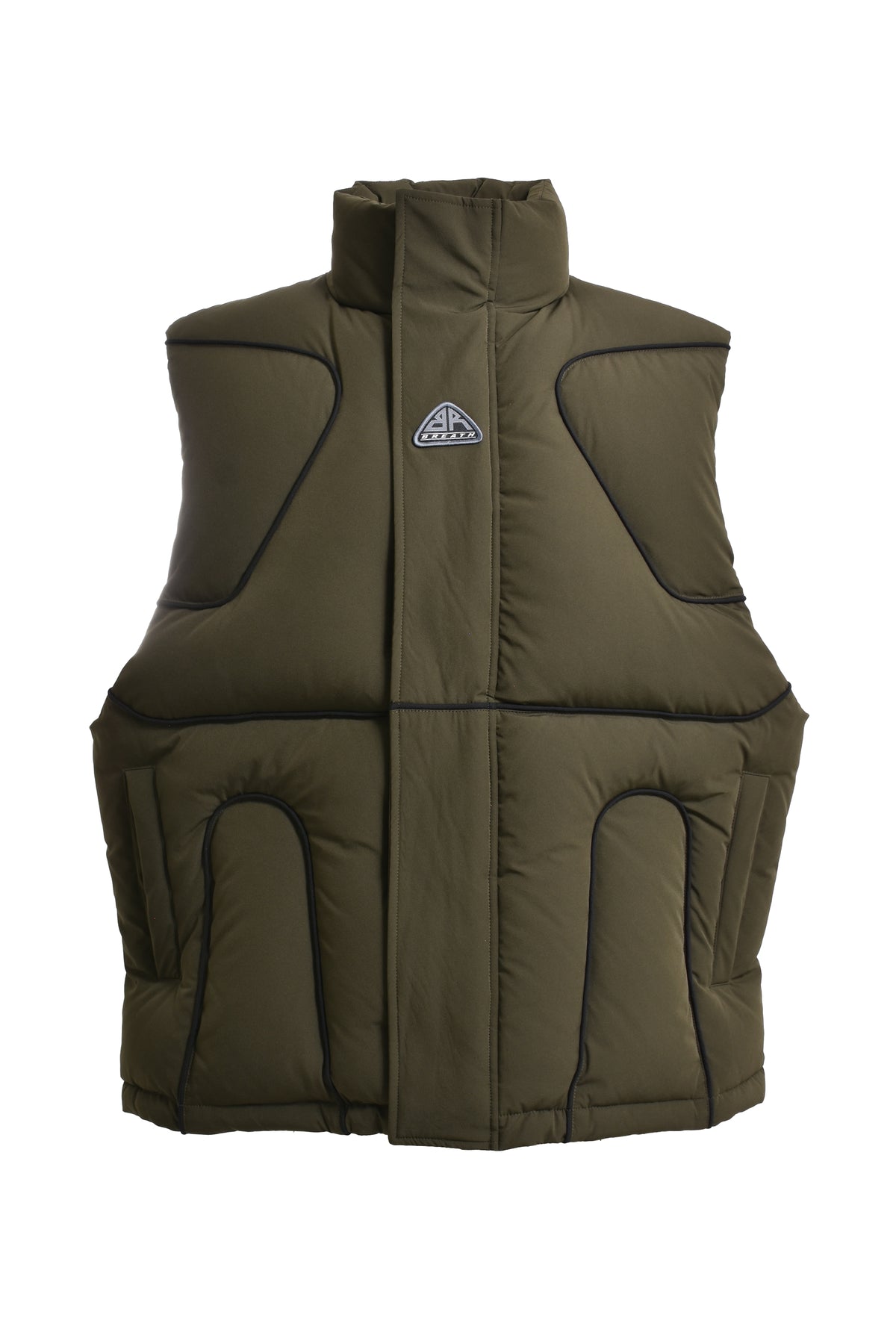 TECH PIPING DOWN VEST / OLV