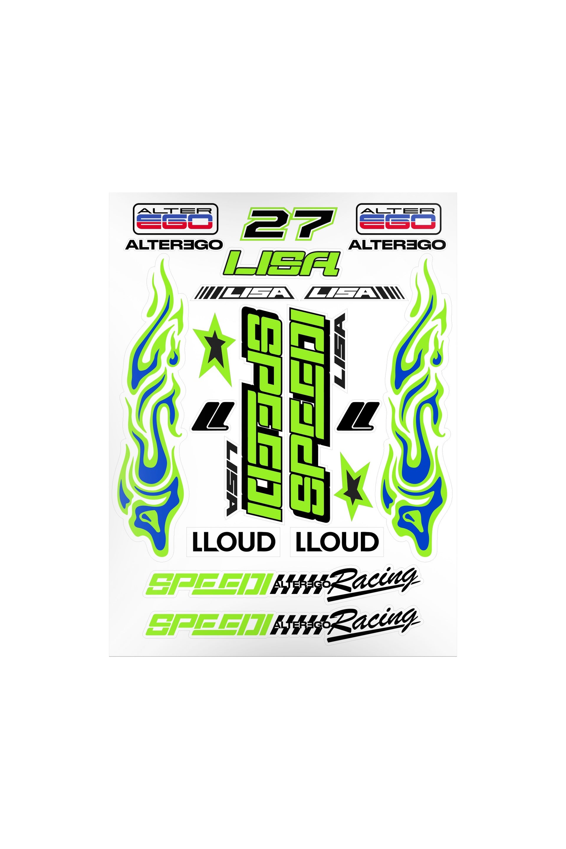 LISA × Alter Ego SPEEDI STICKER PACK / MULTI