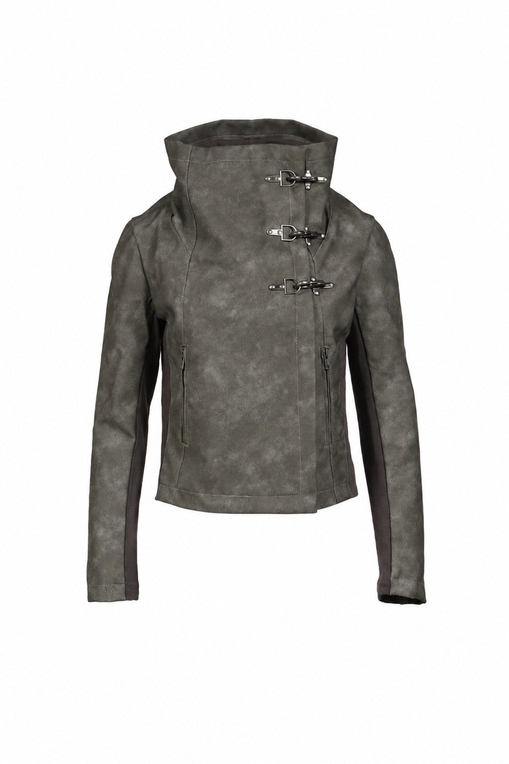JADED LONDON ジェイデッドロンドン SS26 FUNNEL NECK PU JACKET / KAH