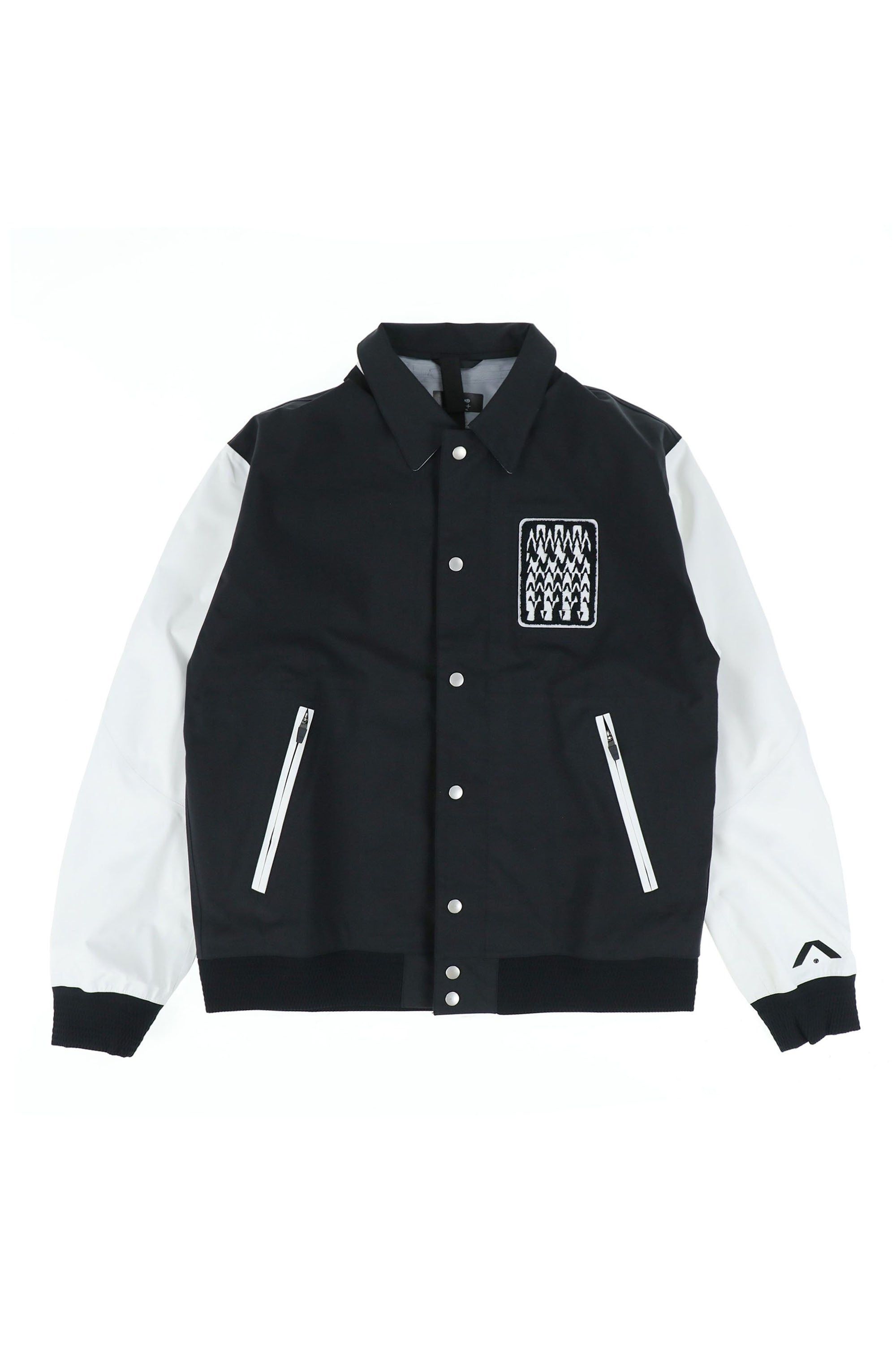 ACRONYM アクロニウム SS22 VERSITY JACKET (J94-VT) / BLK/WHT - NUBIAN