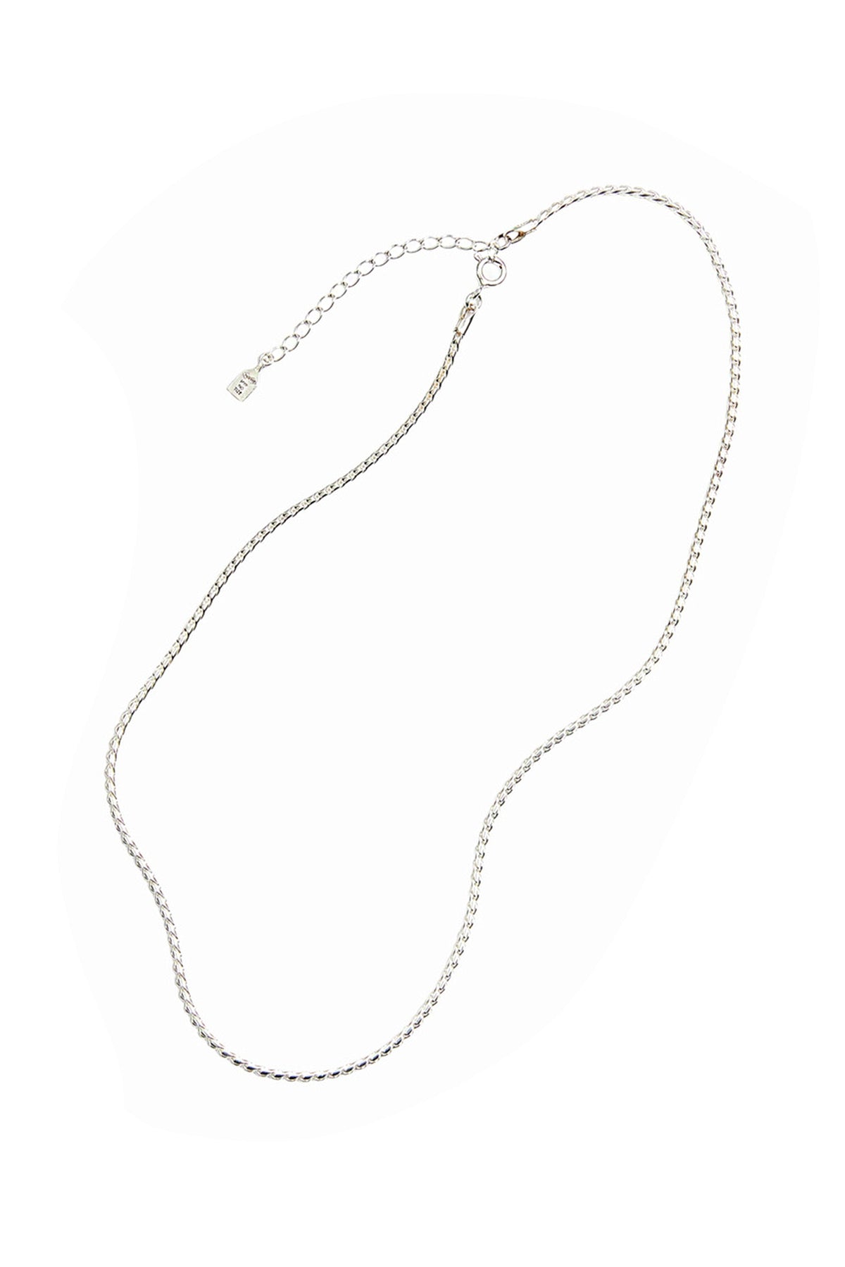 SILVER ROPE CHAIN NECKLACE_VER. 02 / SIL