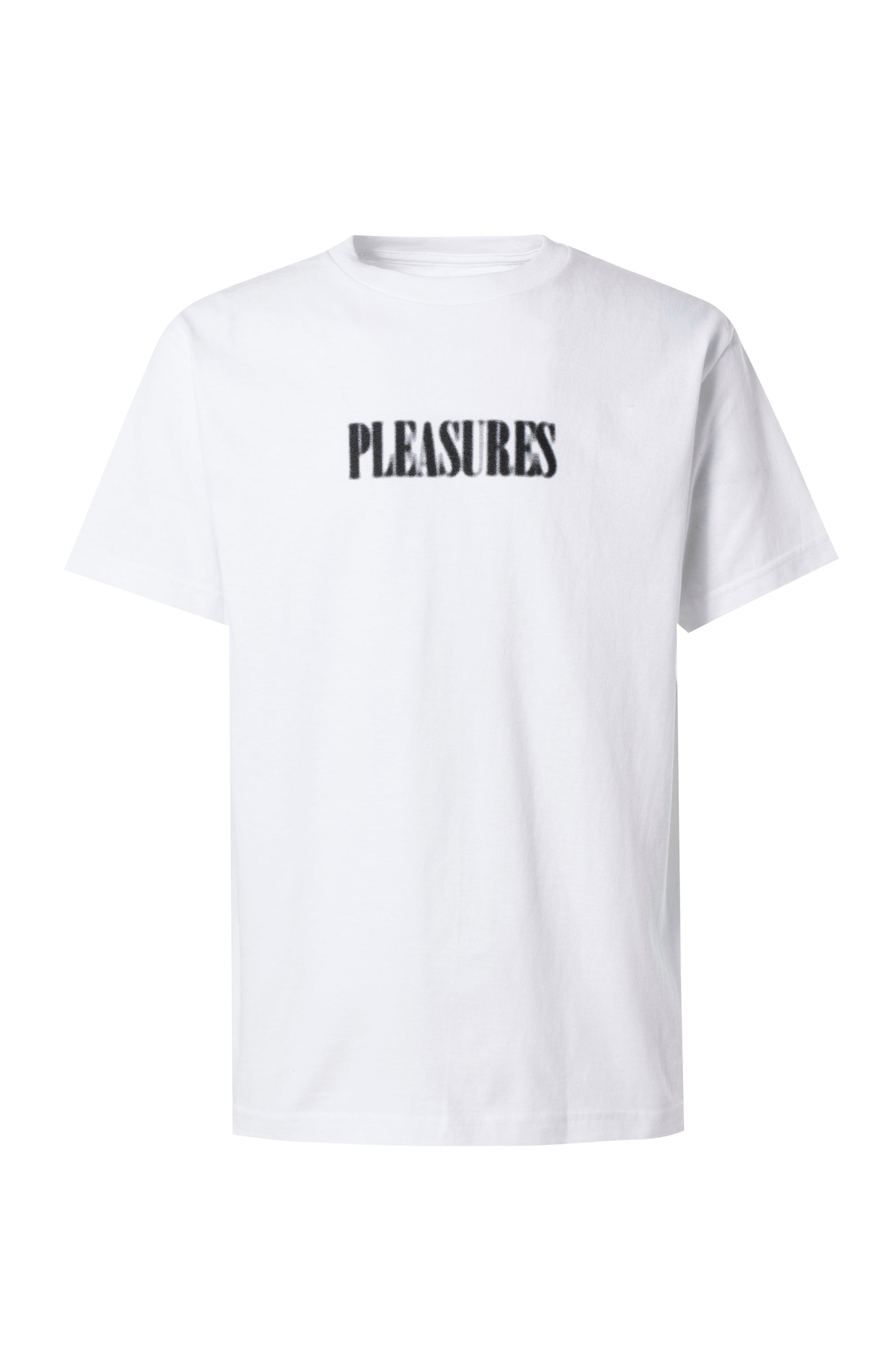 PLEASURES プレジャーズ SS23 BLURRY T-SHIRT / WHT - NUBIAN