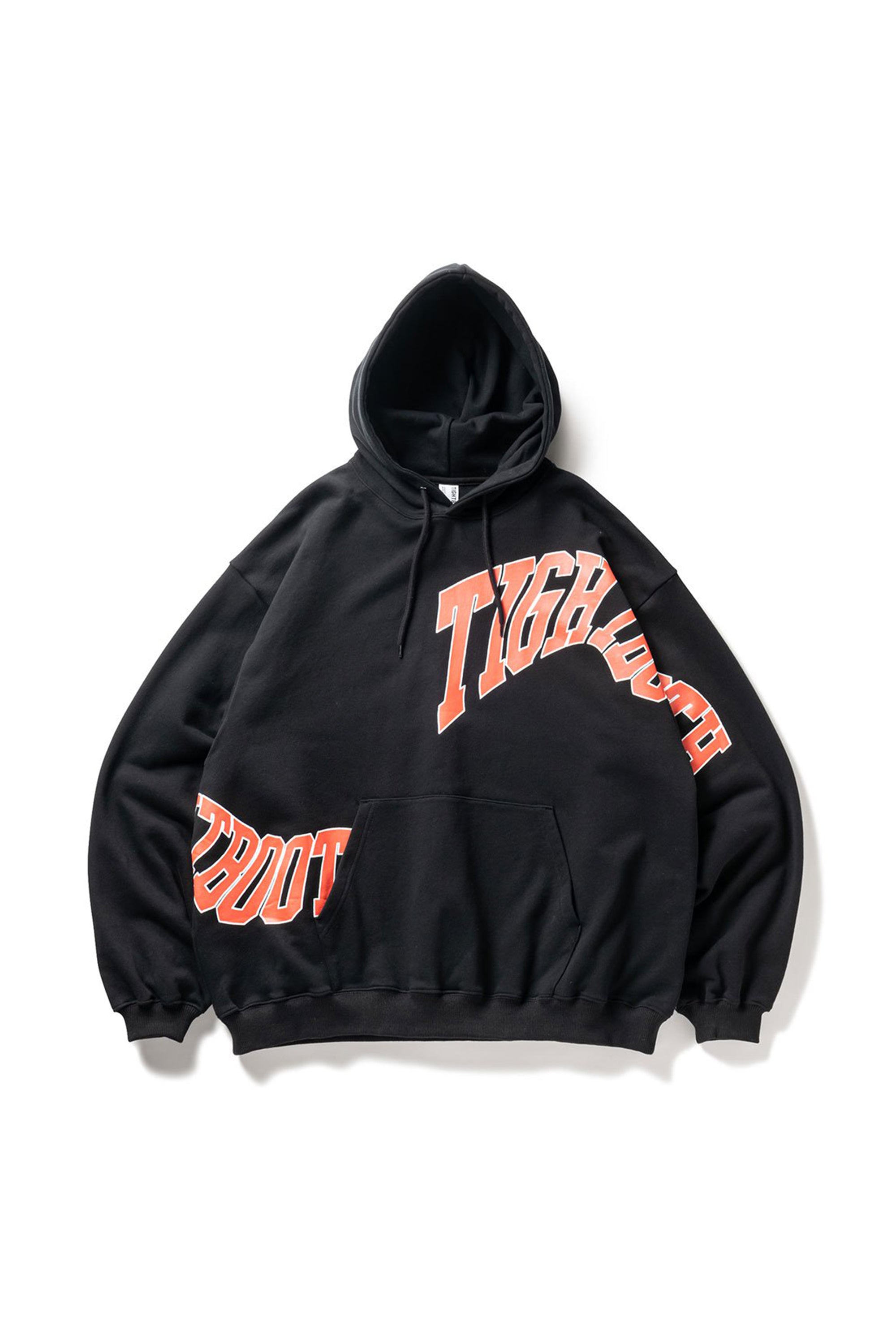 TIGHTBOOTH SS23 ACID LOGO HOODIE / BLK - NUBIAN