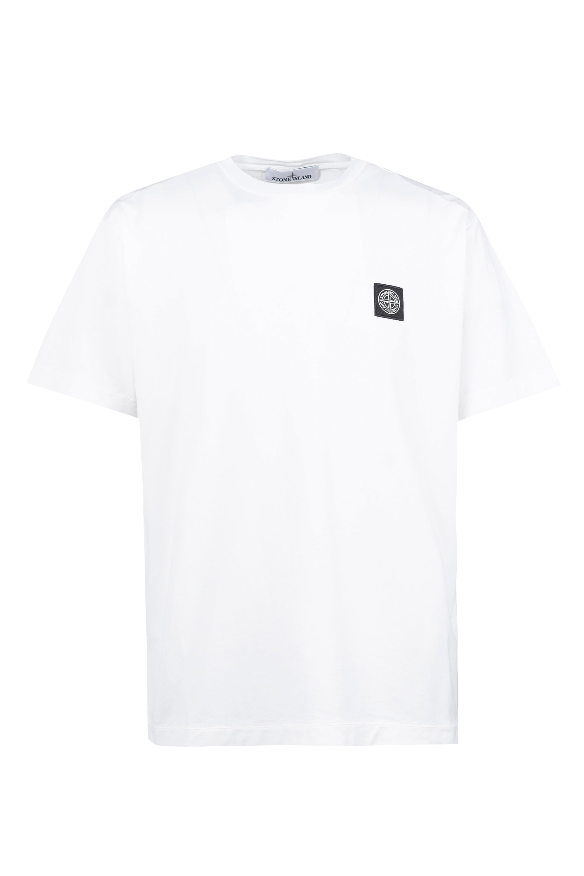 STONE ISLAND SS23 LOGO PATCH T-SHIRT / WHT - NUBIAN