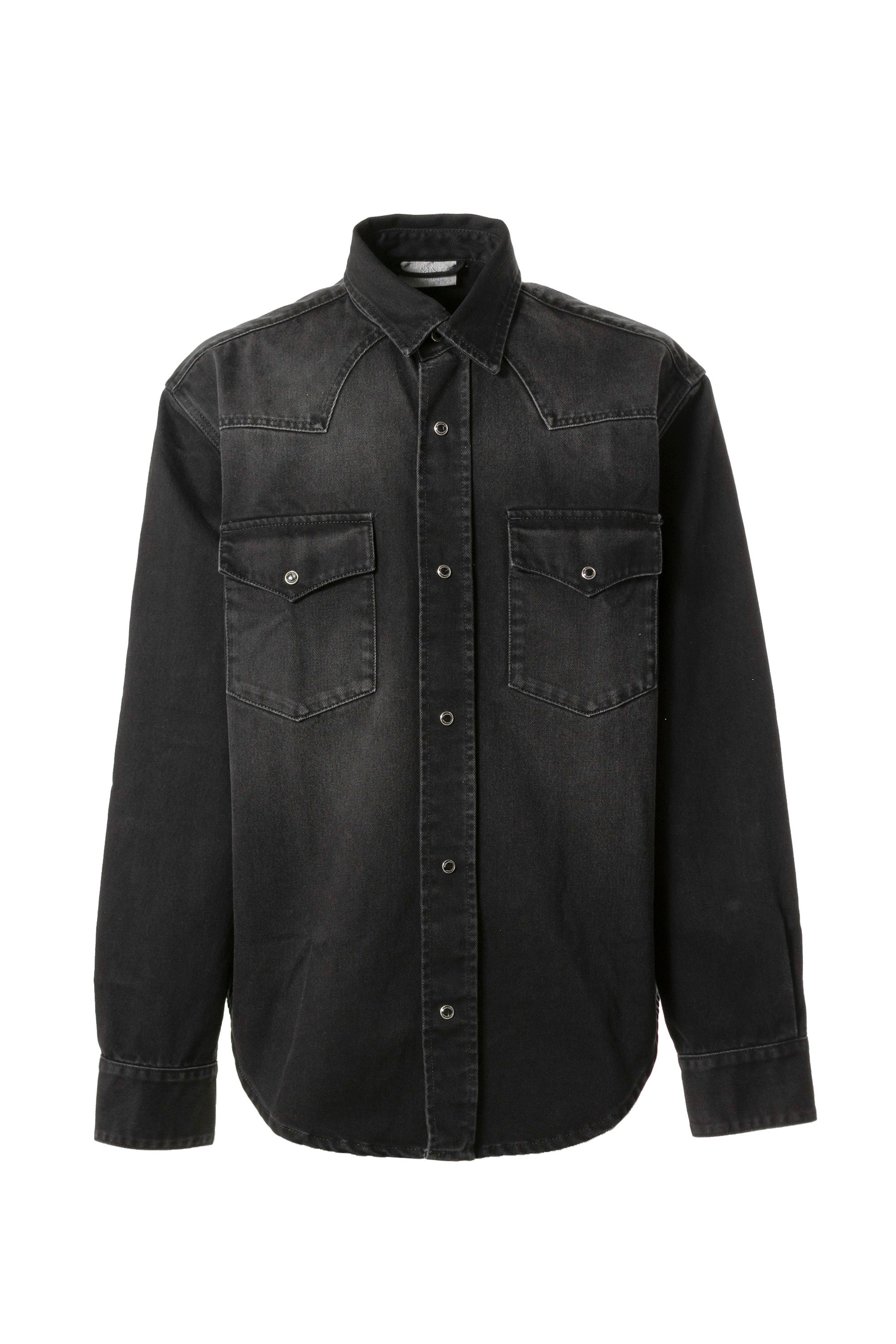 VTMNTS SS23 DENIM SHIRT / BLK - NUBIAN