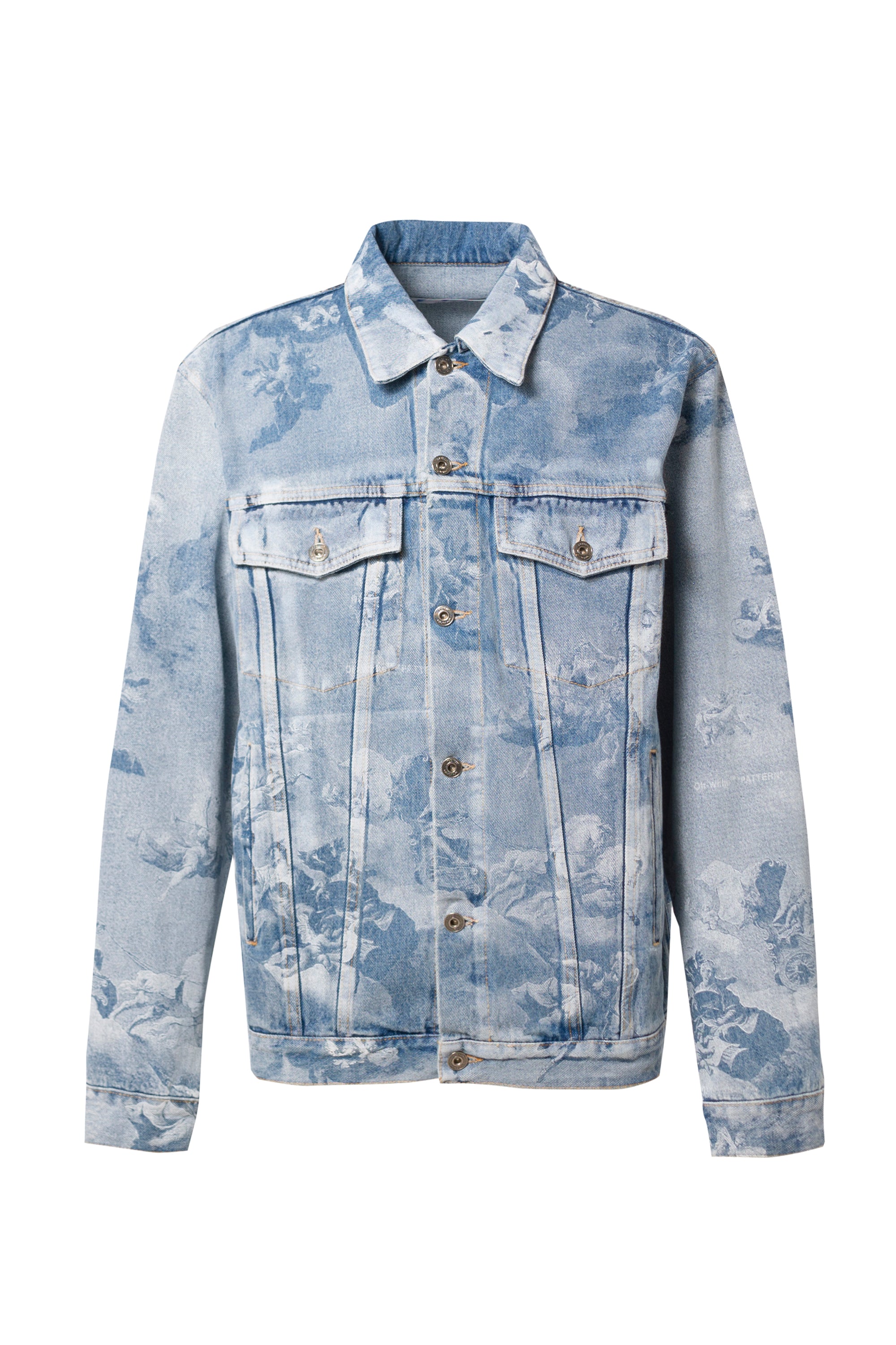 Off-White SS23 SKATE DENIM JACKET/ 4000 AZZURRO NO COLO - NUBIAN