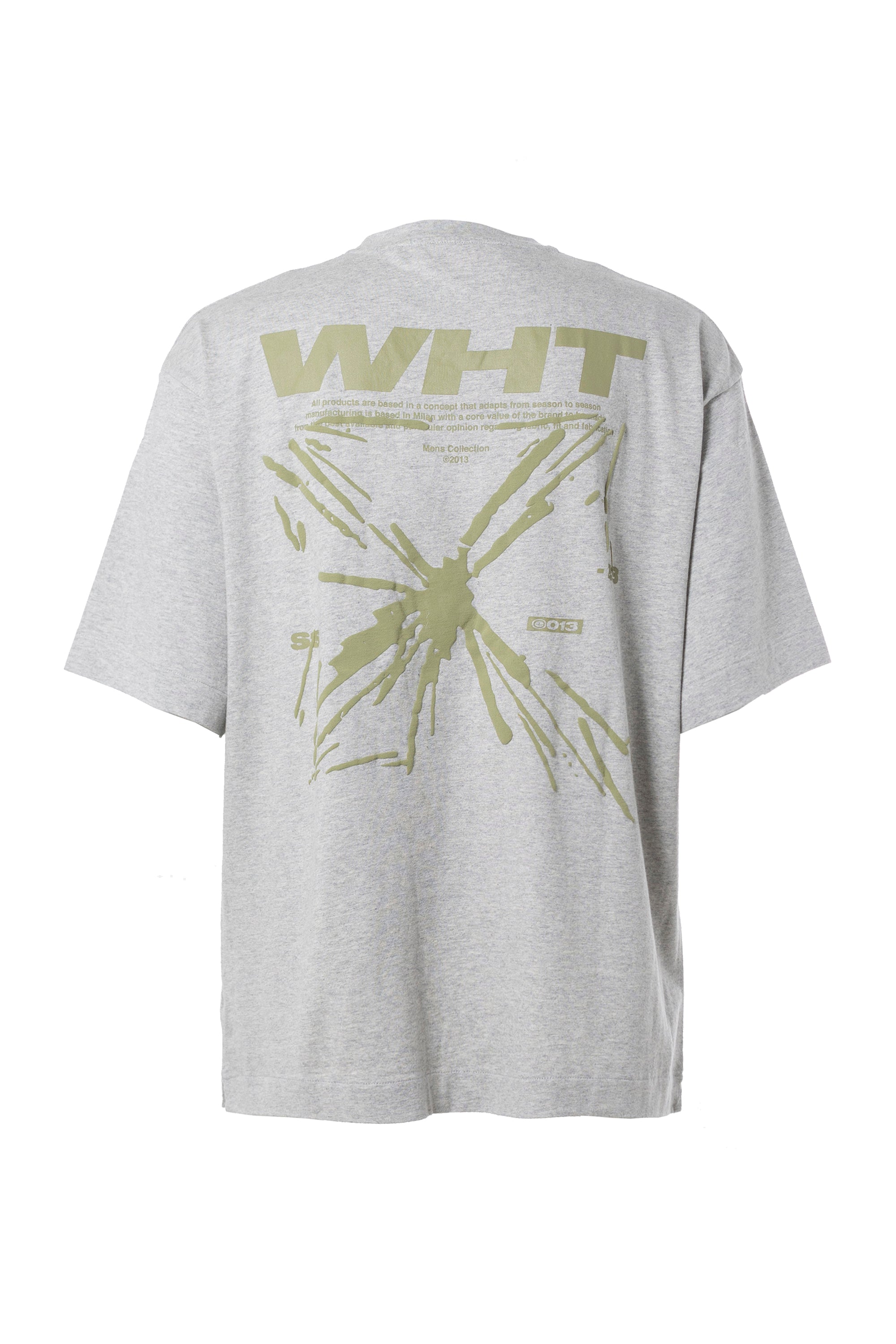 Off-White Off White Degrade Arrow S/s Over T Shirt Melange Grey