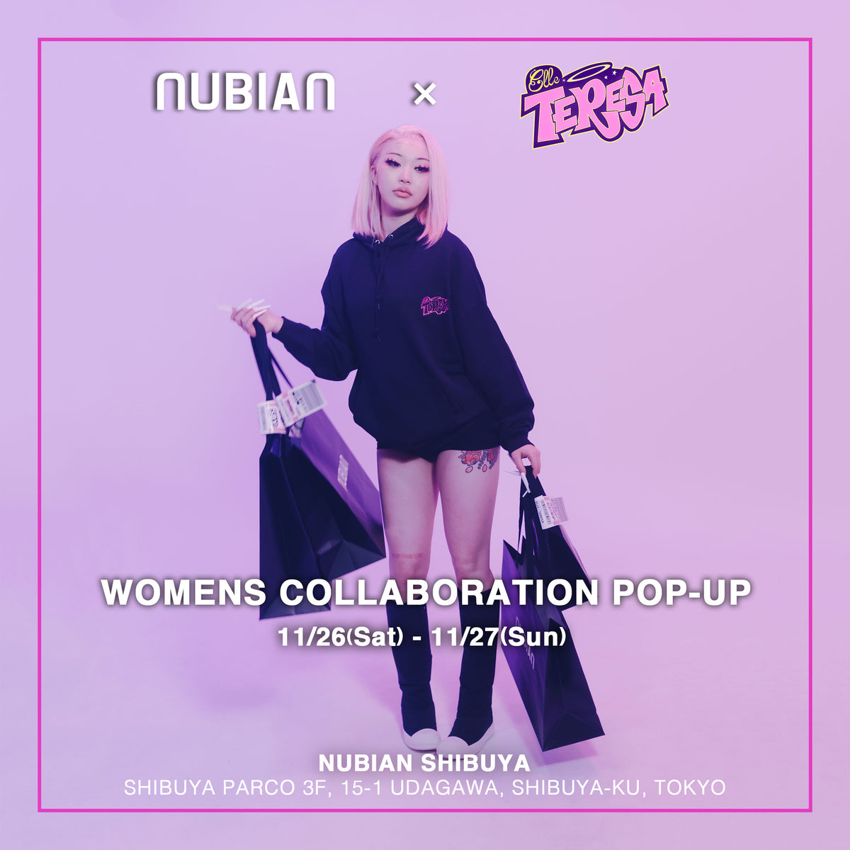 NUBIAN × Elle Teresa - WOMENS COLLABORATION POP-UP