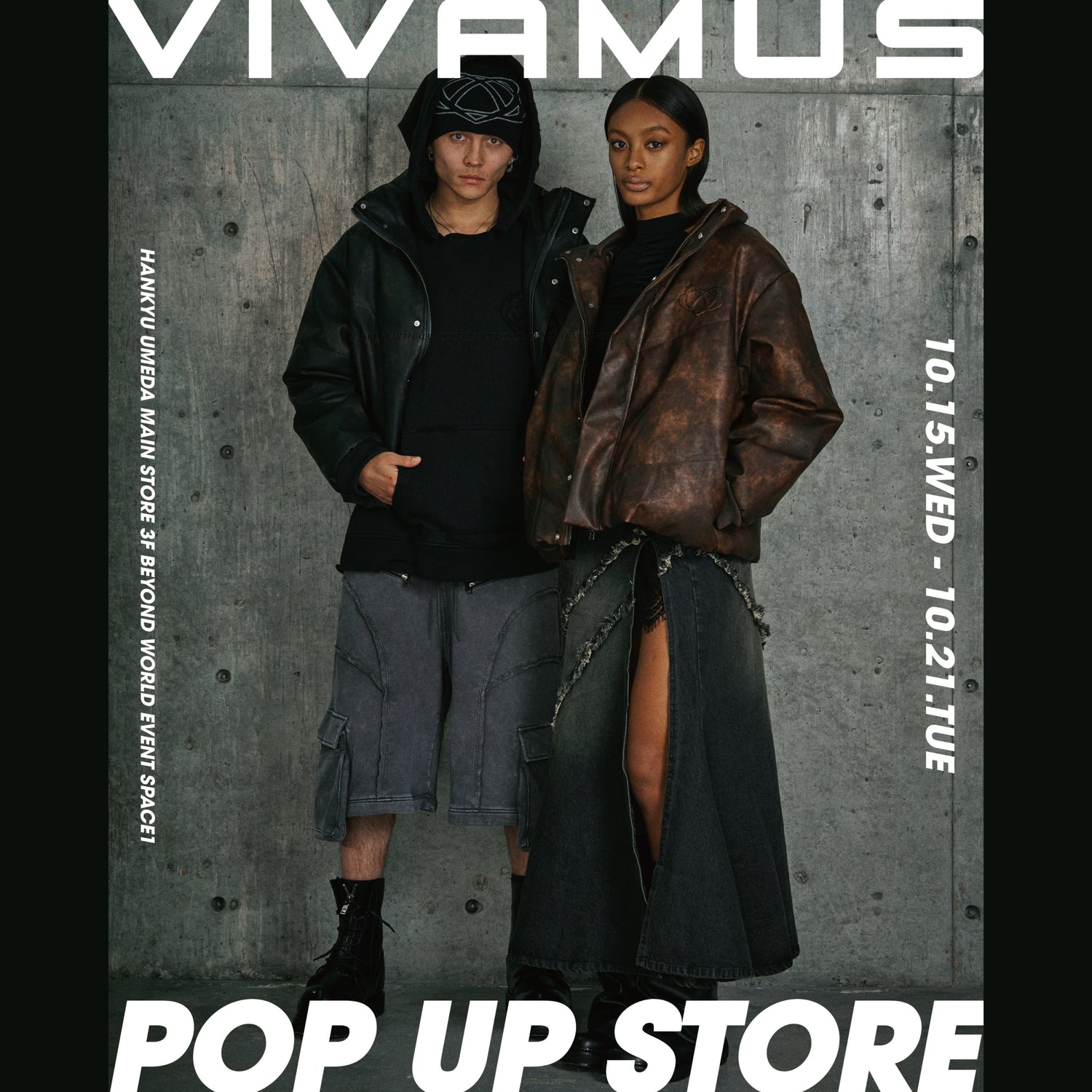 10月15日(水)開催 VIVAMUS POP UP STORE