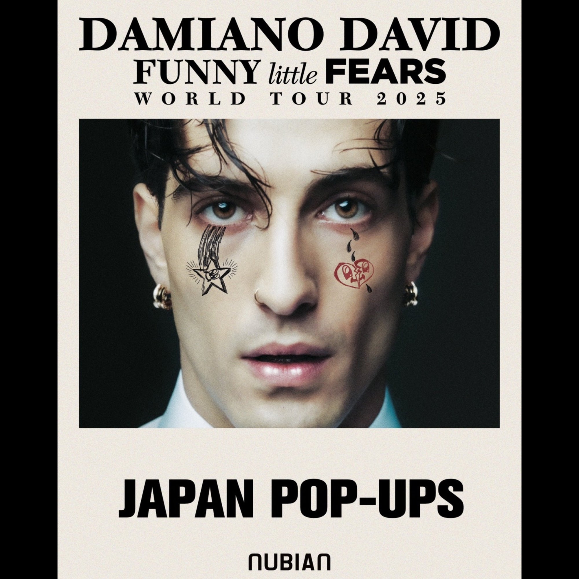 DAMIANO DAVID  FUNNY little FEARS ALBUM POP-UPS 