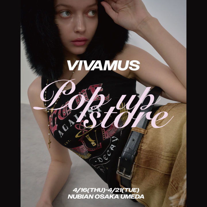 4月16日(木)開催<br>VIVAMUS POP-UP STORE