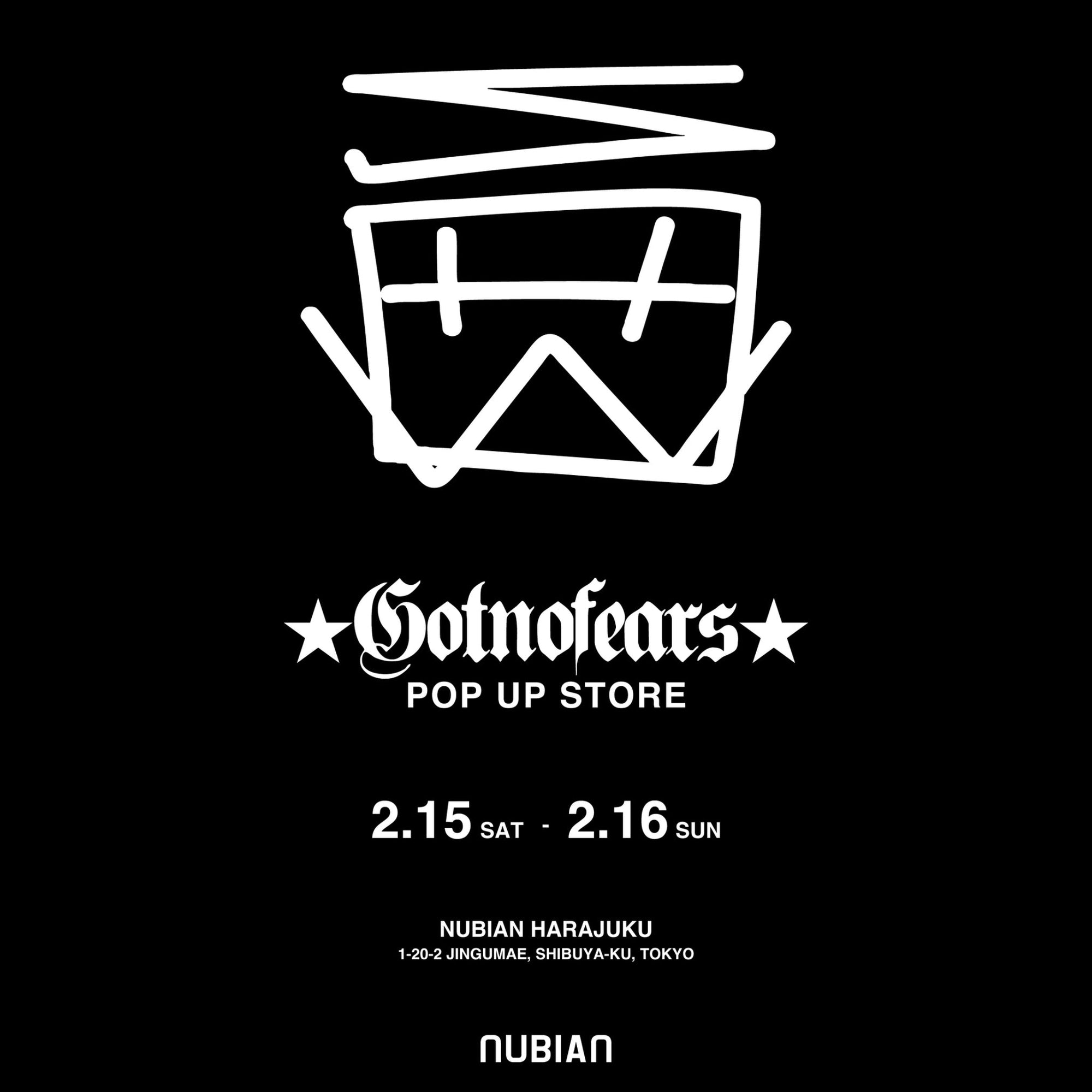 GOTNOFEARS<br>POP-UP STORE