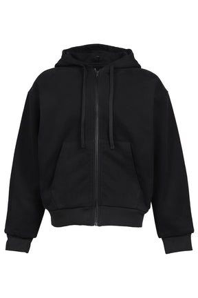 Matthew M. Williams SS26 DOUBLE LAYER ZIP UP HOODIE / BLK - NUBIAN