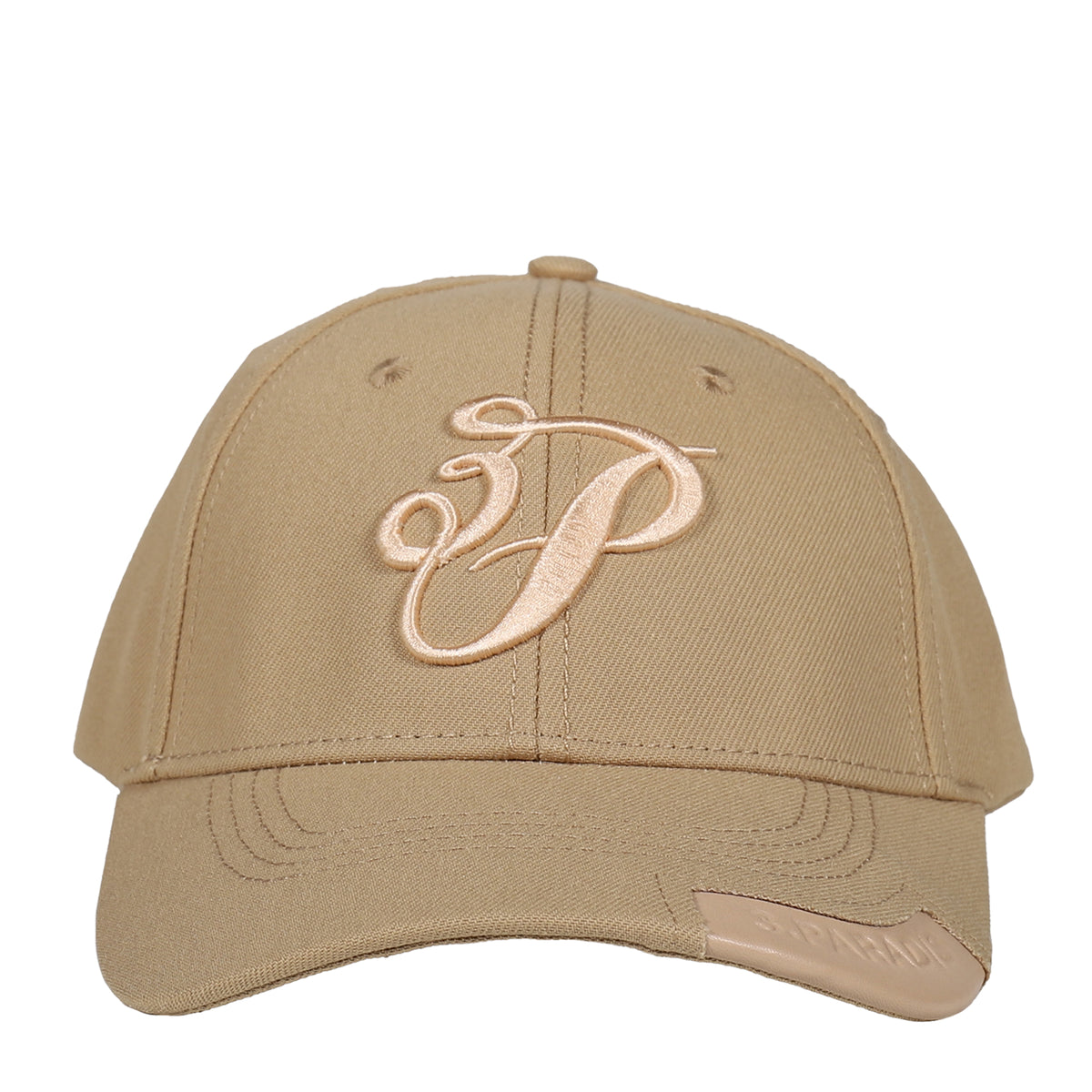 3.PARADIS 3P CURSIVE LOGO CAP / BEI - NUBIAN