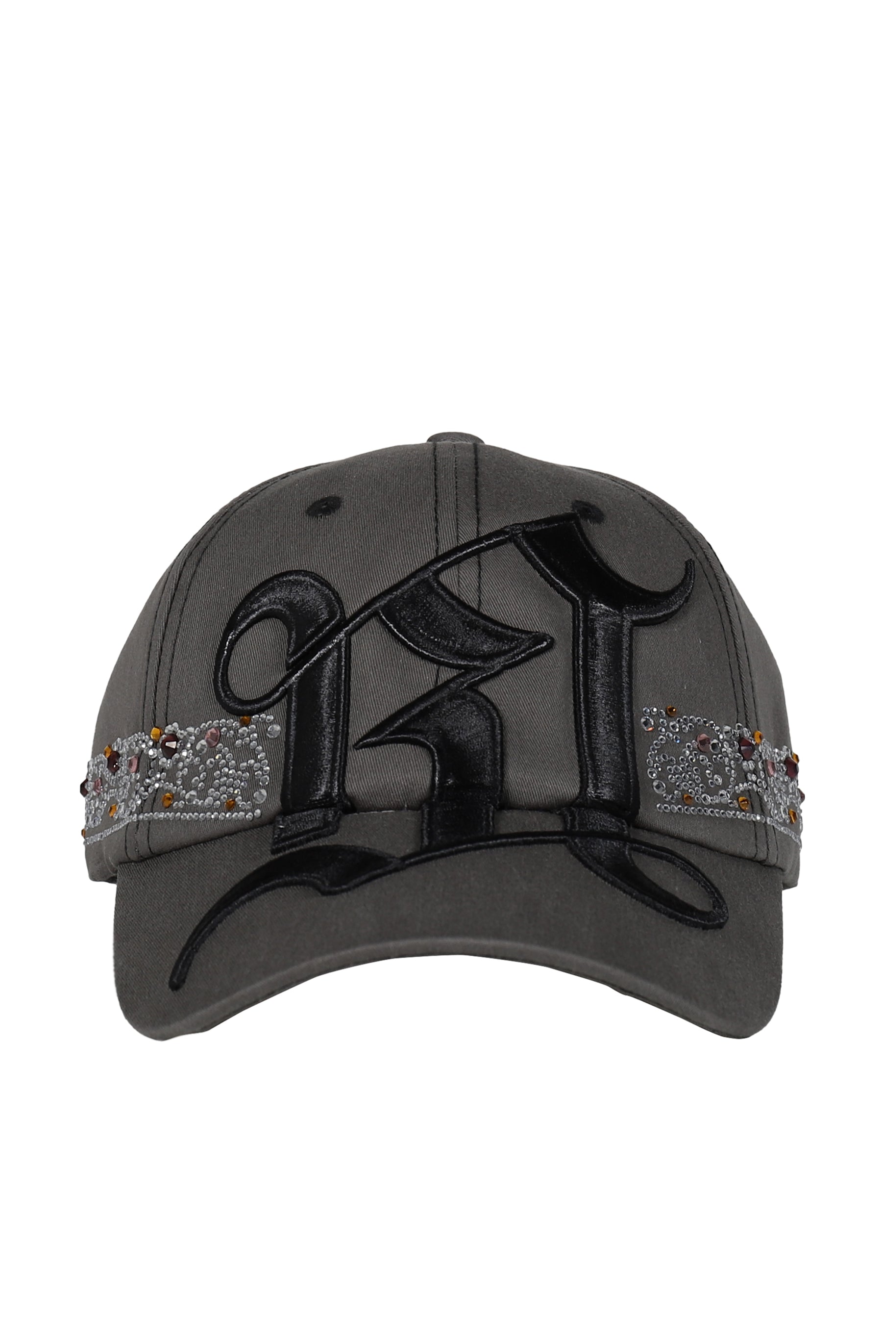 RHINESTONE TIARA CAP (EXCLUSIVE) / DARK GRY