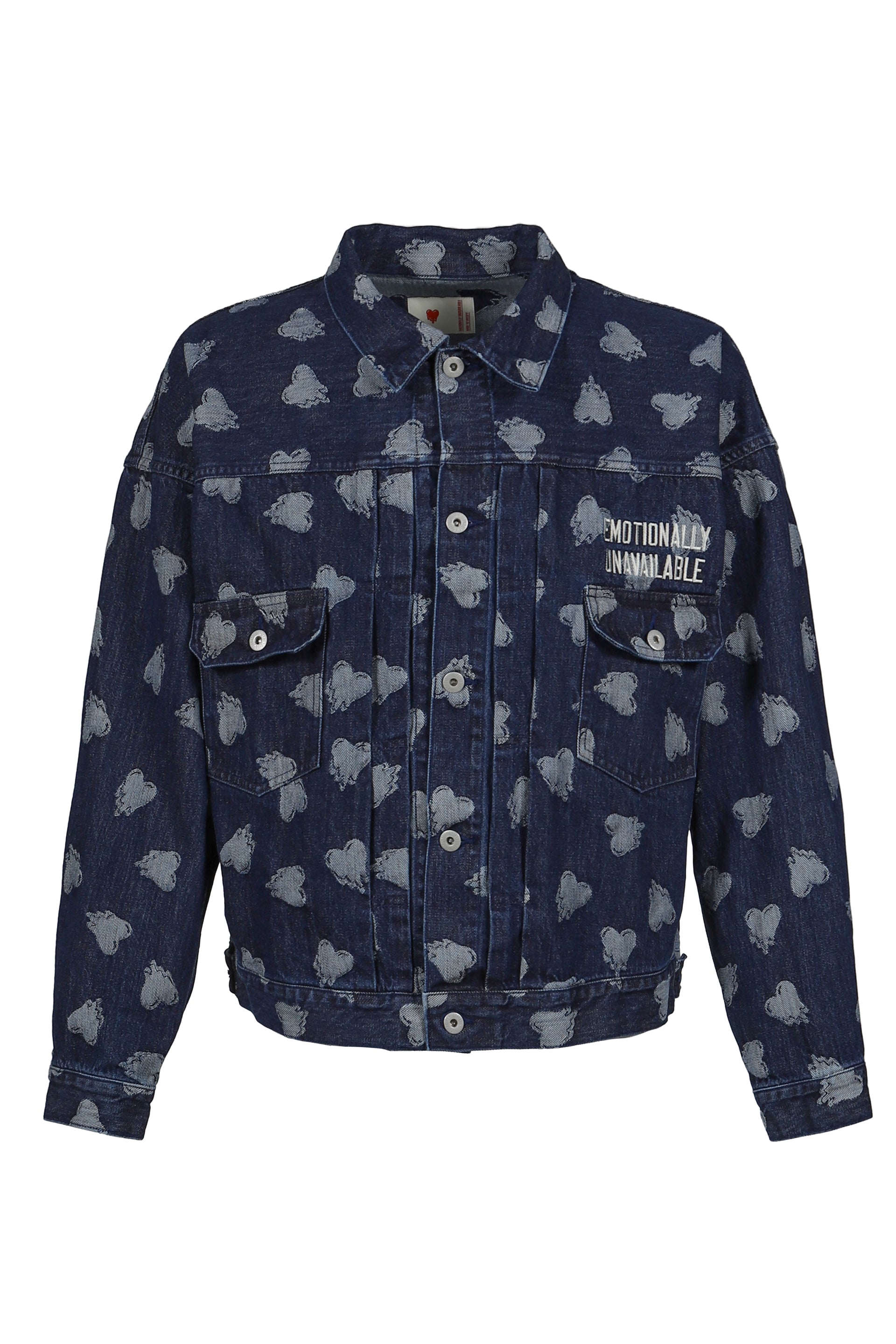 EMOTIONALLY UNAVAILABLE EU DENIM JACKET / BLU