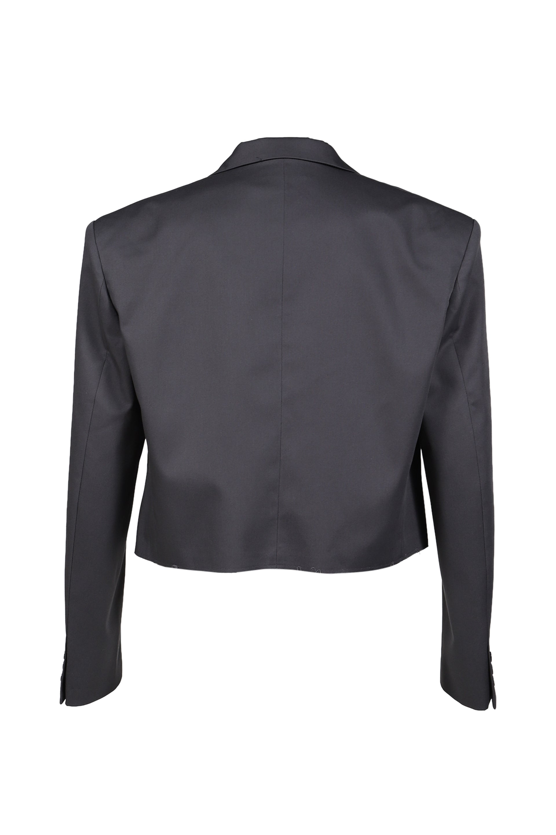 SLASHED BLAZER / SLATE GRY