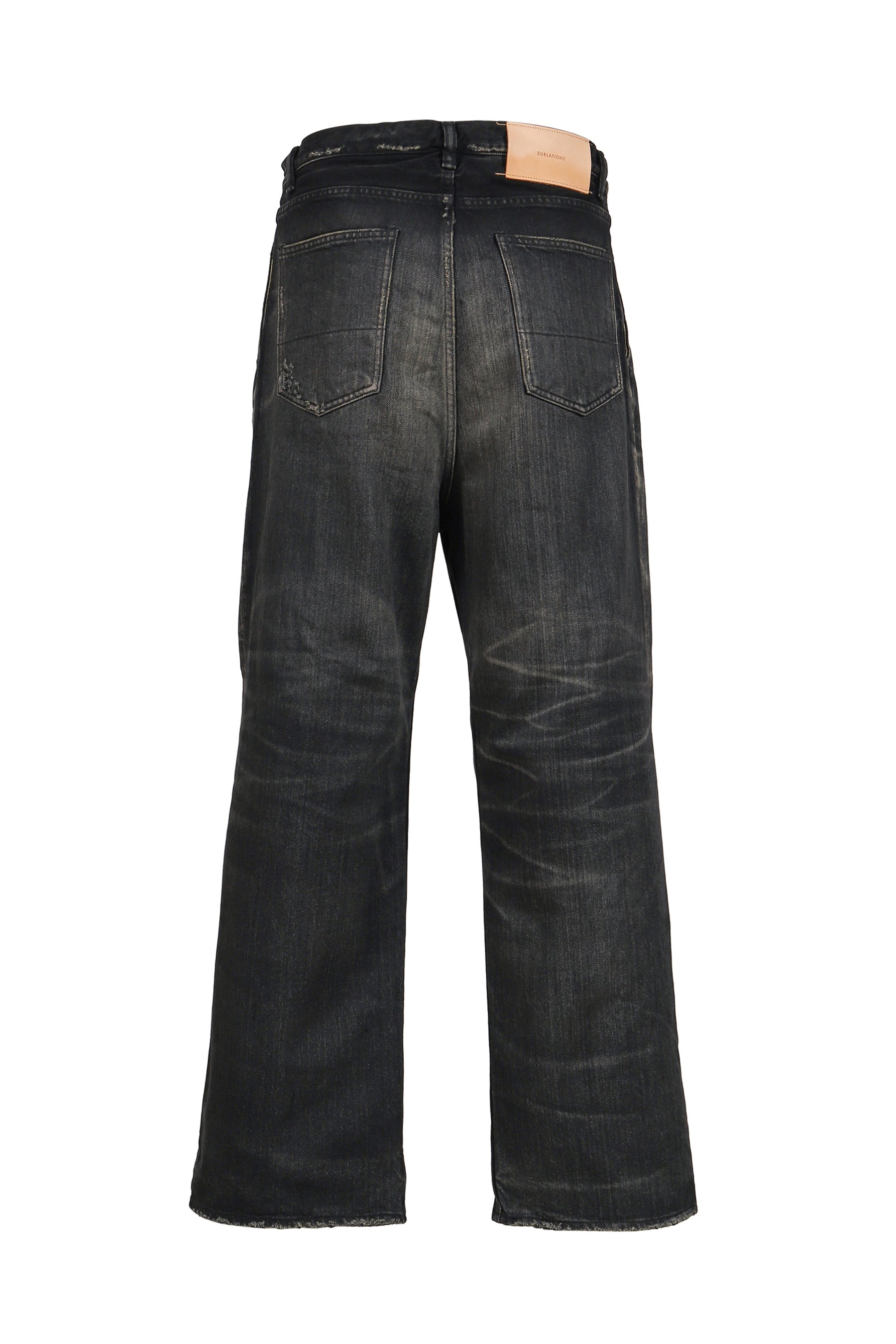 SUBLATIONS 2TUCK WIDE DENIM PANTS