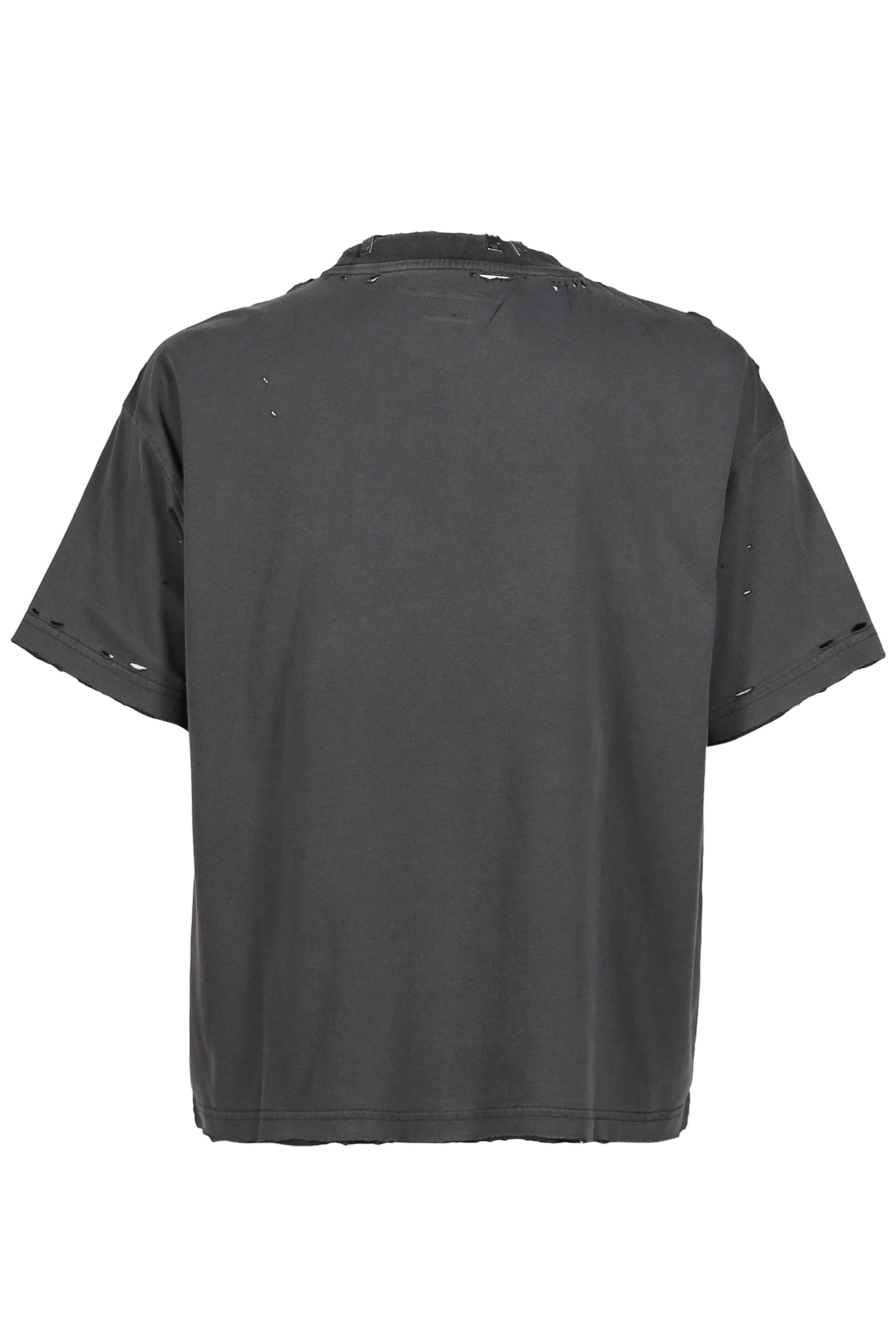 PIERCED TEE / FADED BLACK