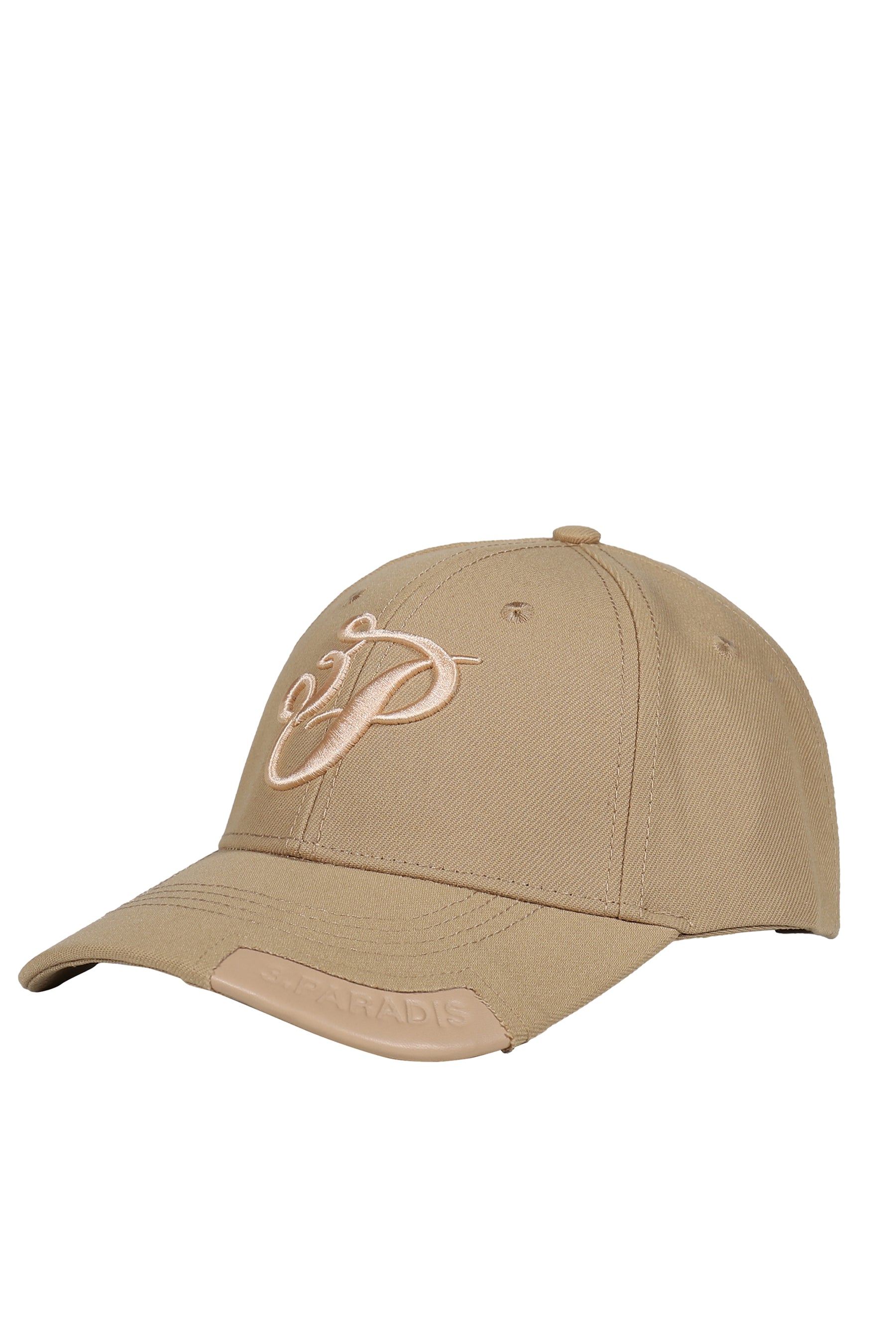 3P CURSIVE LOGO CAP / BEI