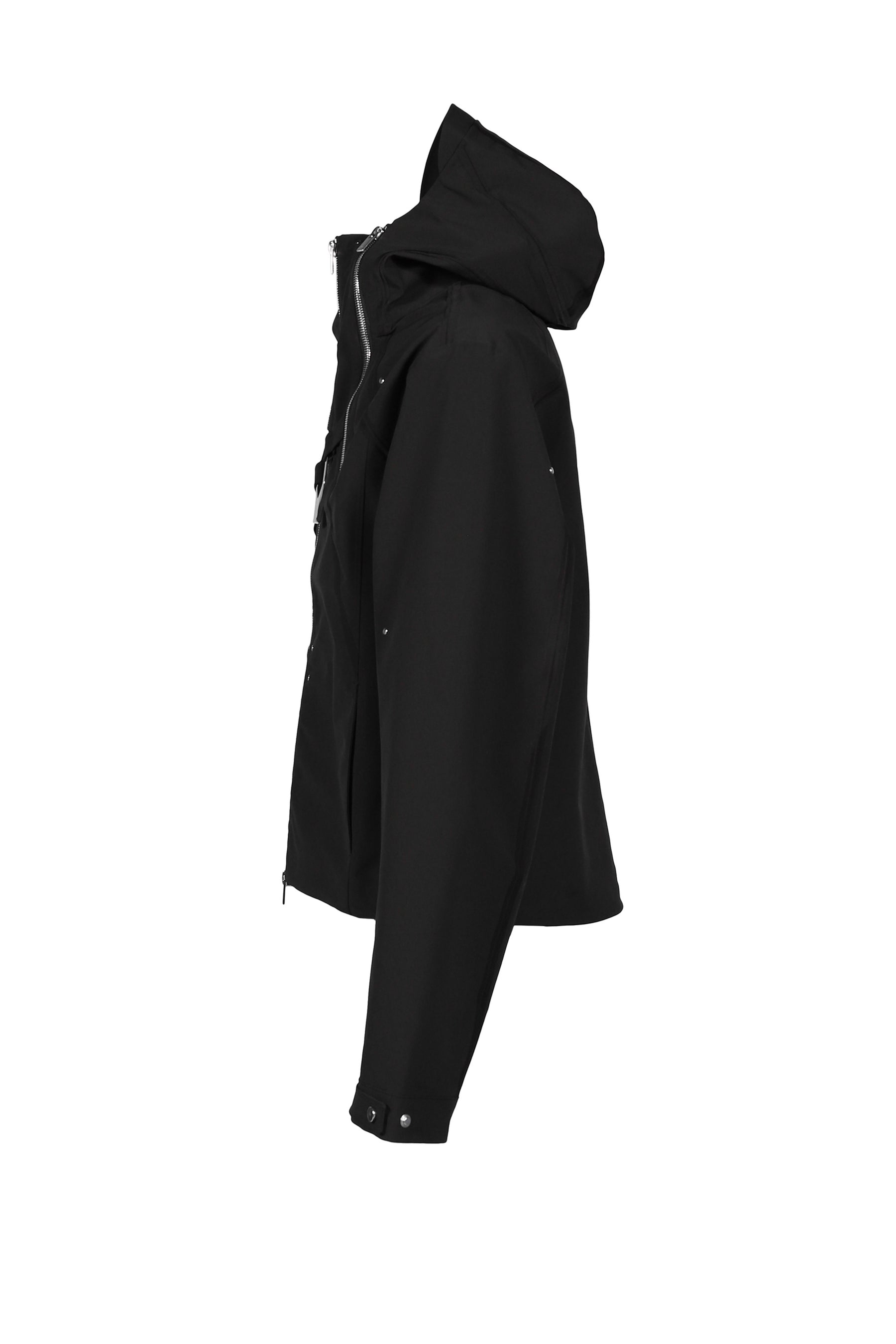 MOIRE TECHNICAL JACKET / BLK