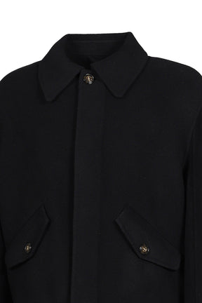 RELAXED WOOL JACKET / BLK