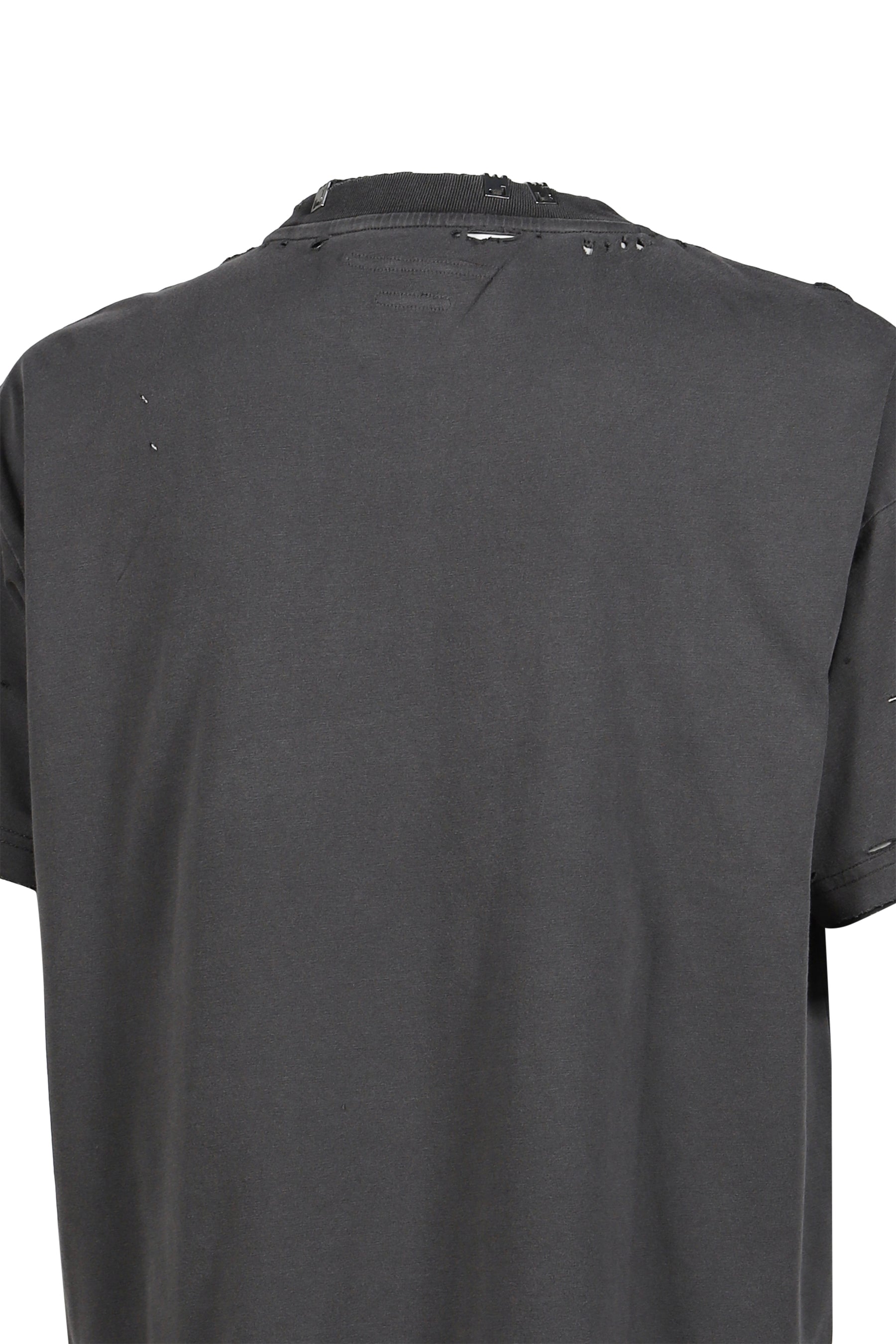 PIERCED TEE / FADED BLACK