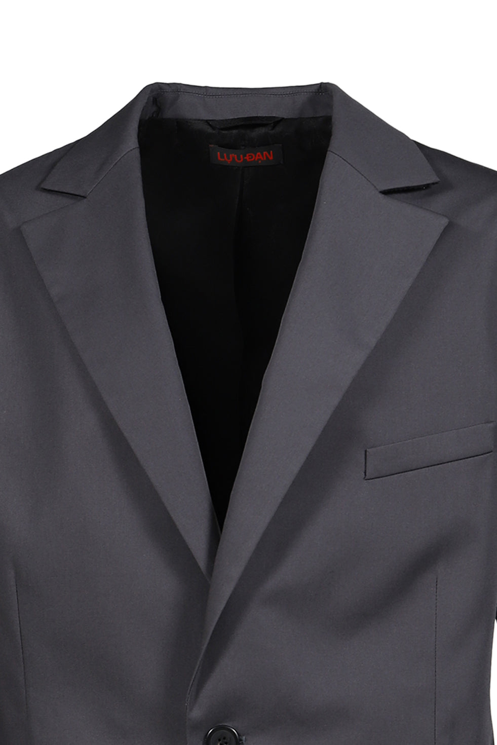 SLASHED BLAZER / SLATE GRY