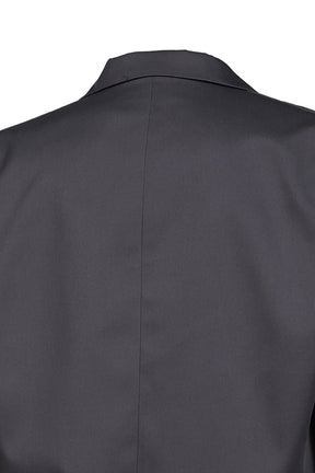 SLASHED BLAZER / SLATE GRY
