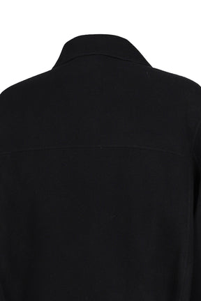 RELAXED WOOL JACKET / BLK
