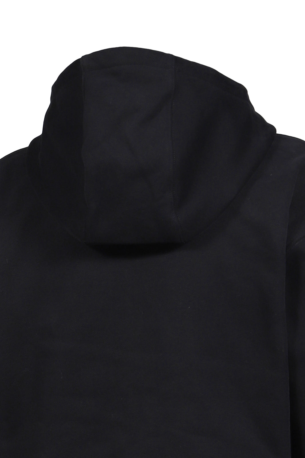 DOUBLE LAYER ZIP UP HOODIE / BLACK