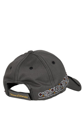 RHINESTONE TIARA CAP (EXCLUSIVE) / DARK GRY