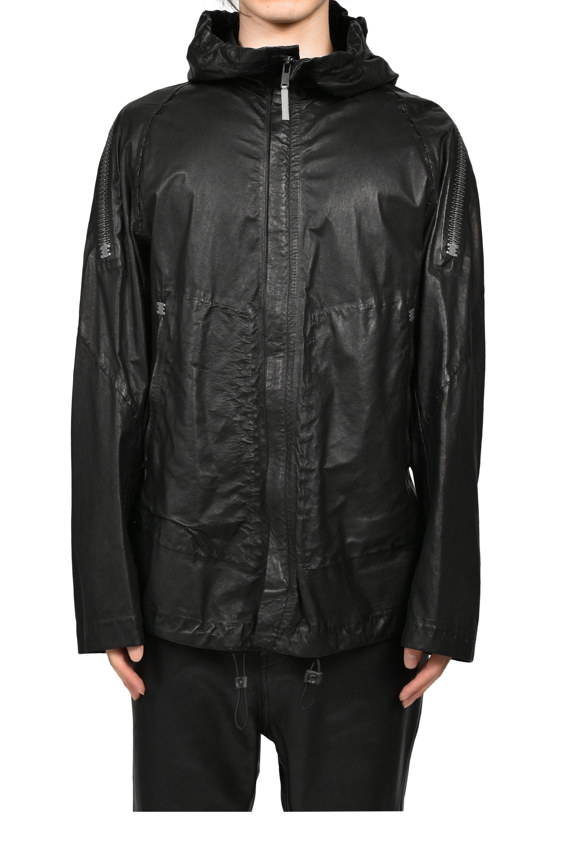 PREVENANT SHORT HOODY JACKET / NOIR