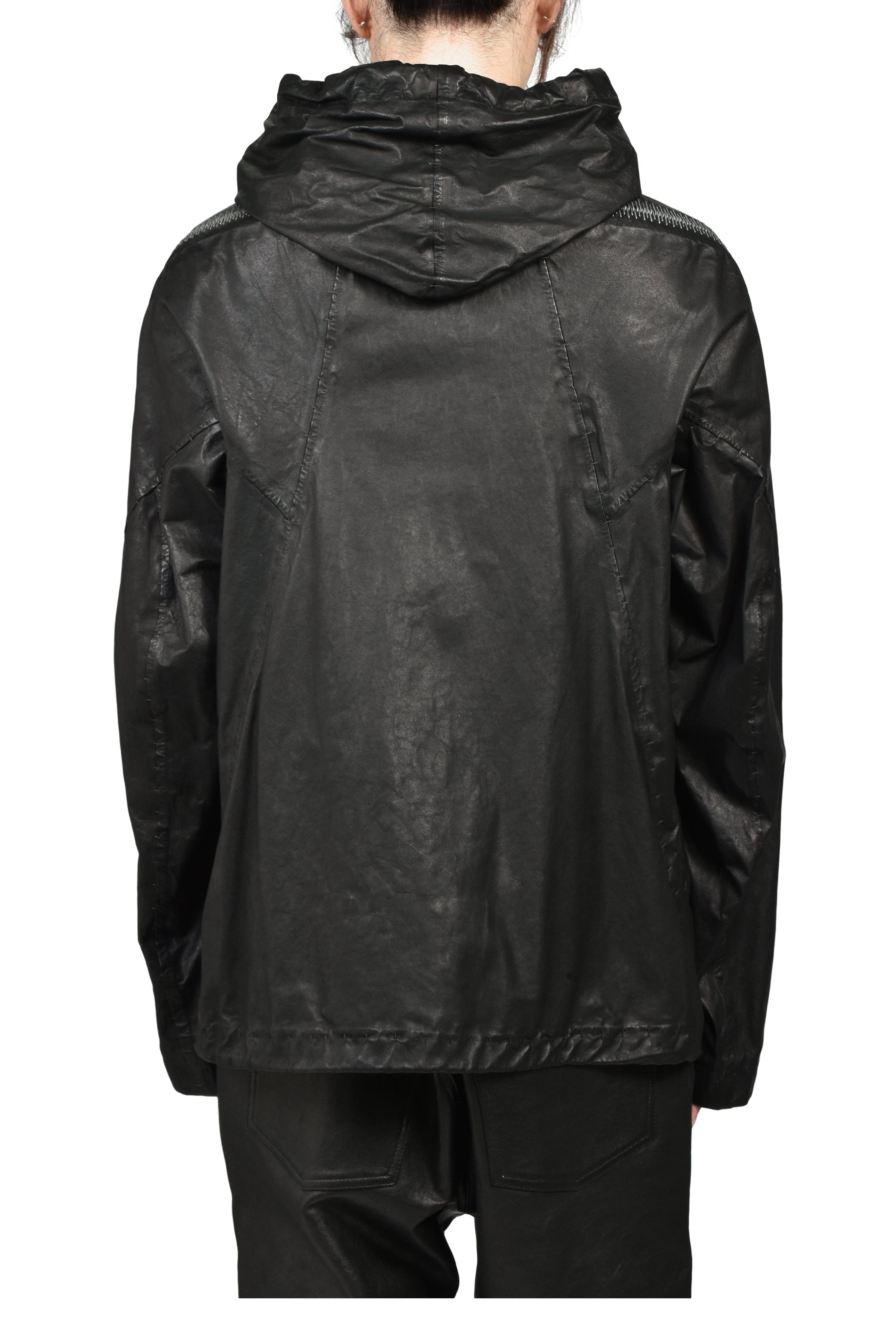 PREVENANT SHORT HOODY JACKET / NOIR