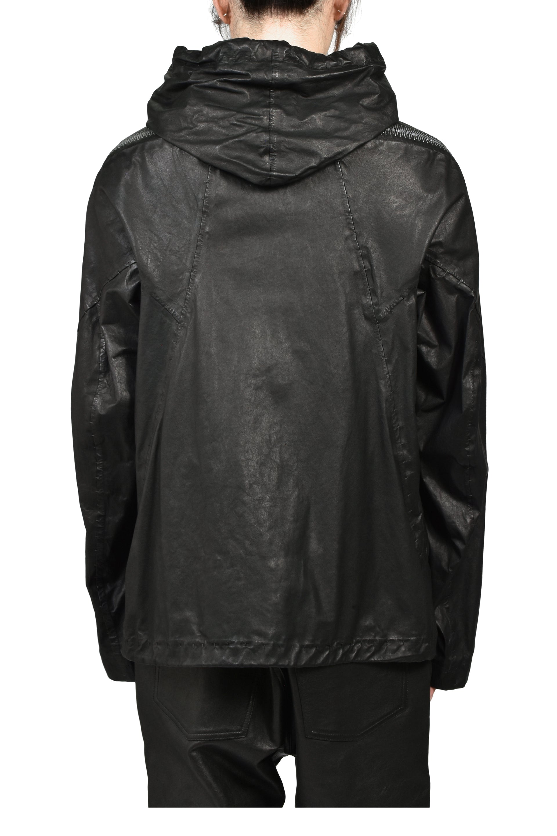 PREVENANT SHORT HOODY JACKET / BLACK