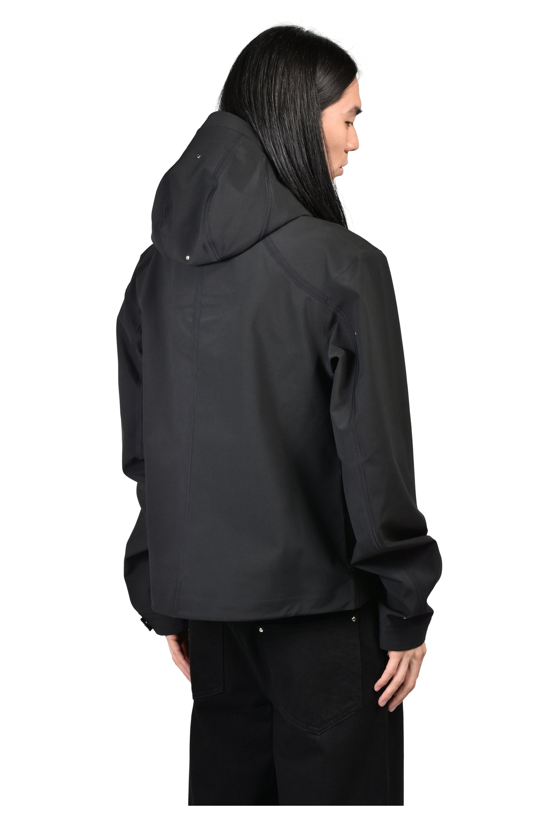 MOIRE TECHNICAL JACKET / BLK