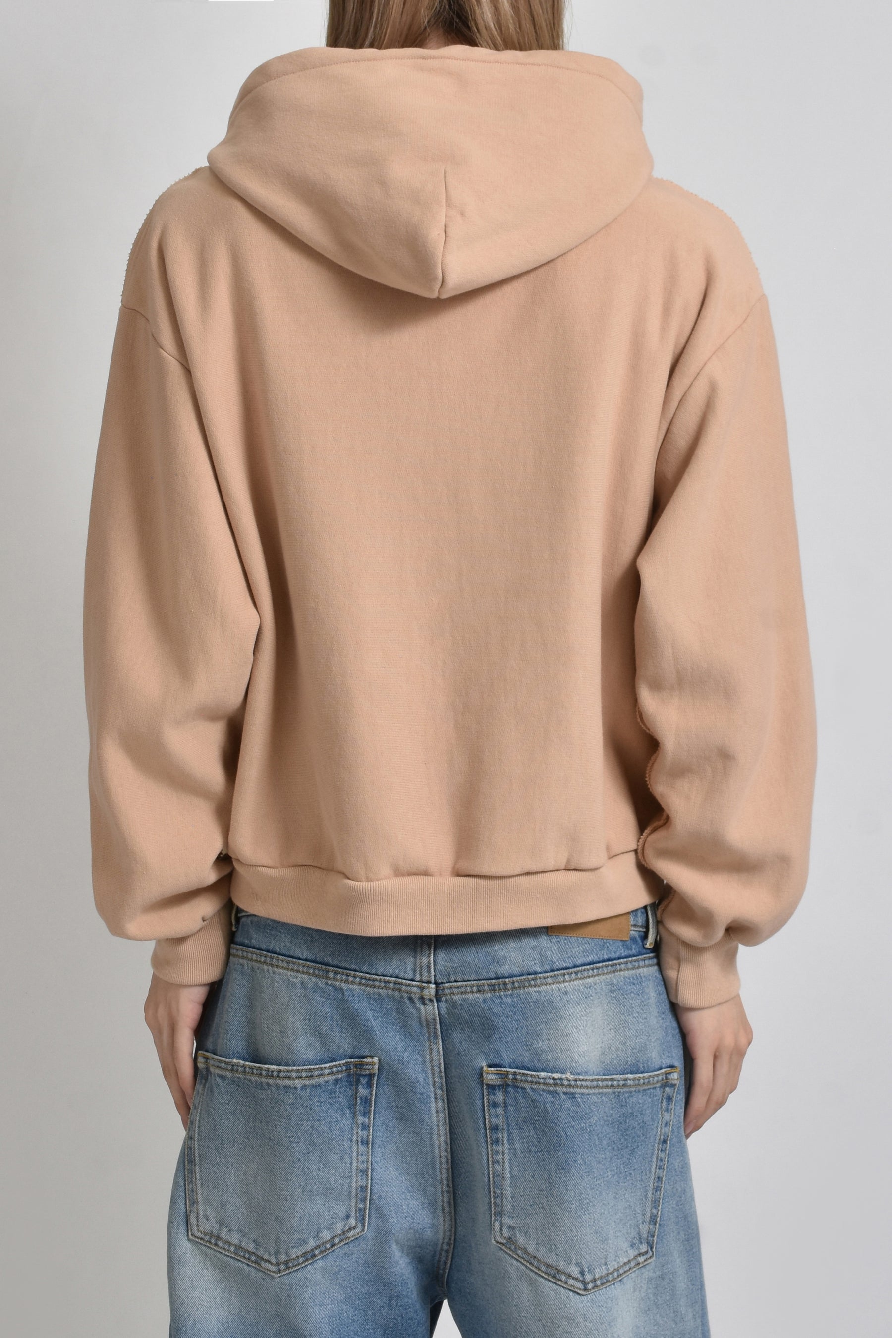 SWEAT PARKA / PALE ORANGE