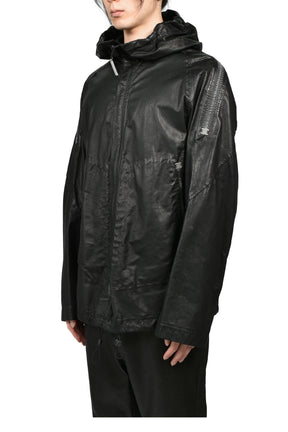PREVENANT SHORT HOODY JACKET / NOIR