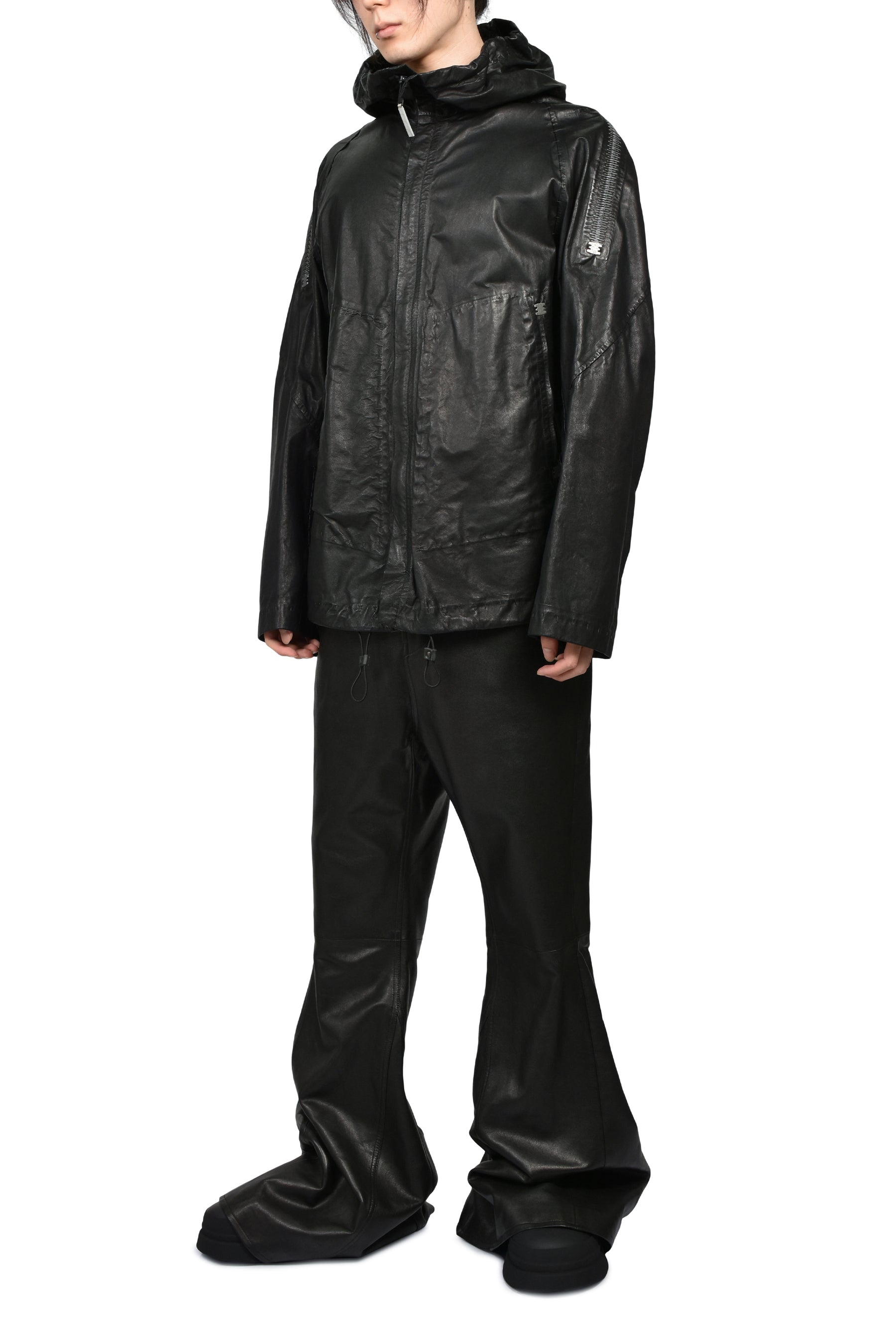 PREVENANT SHORT HOODY JACKET / NOIR