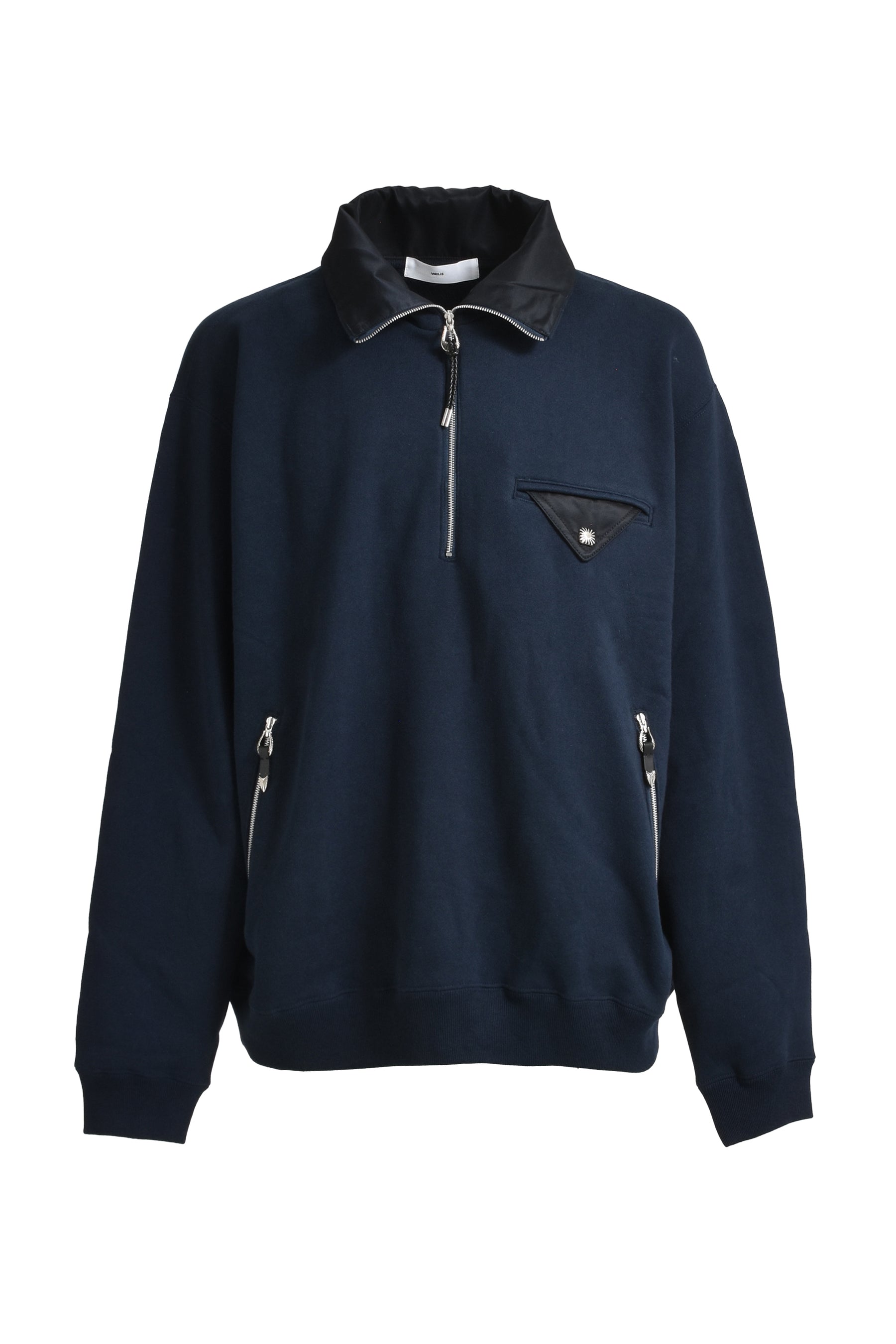 HALF ZIP SWEATSHIRT  / NVY